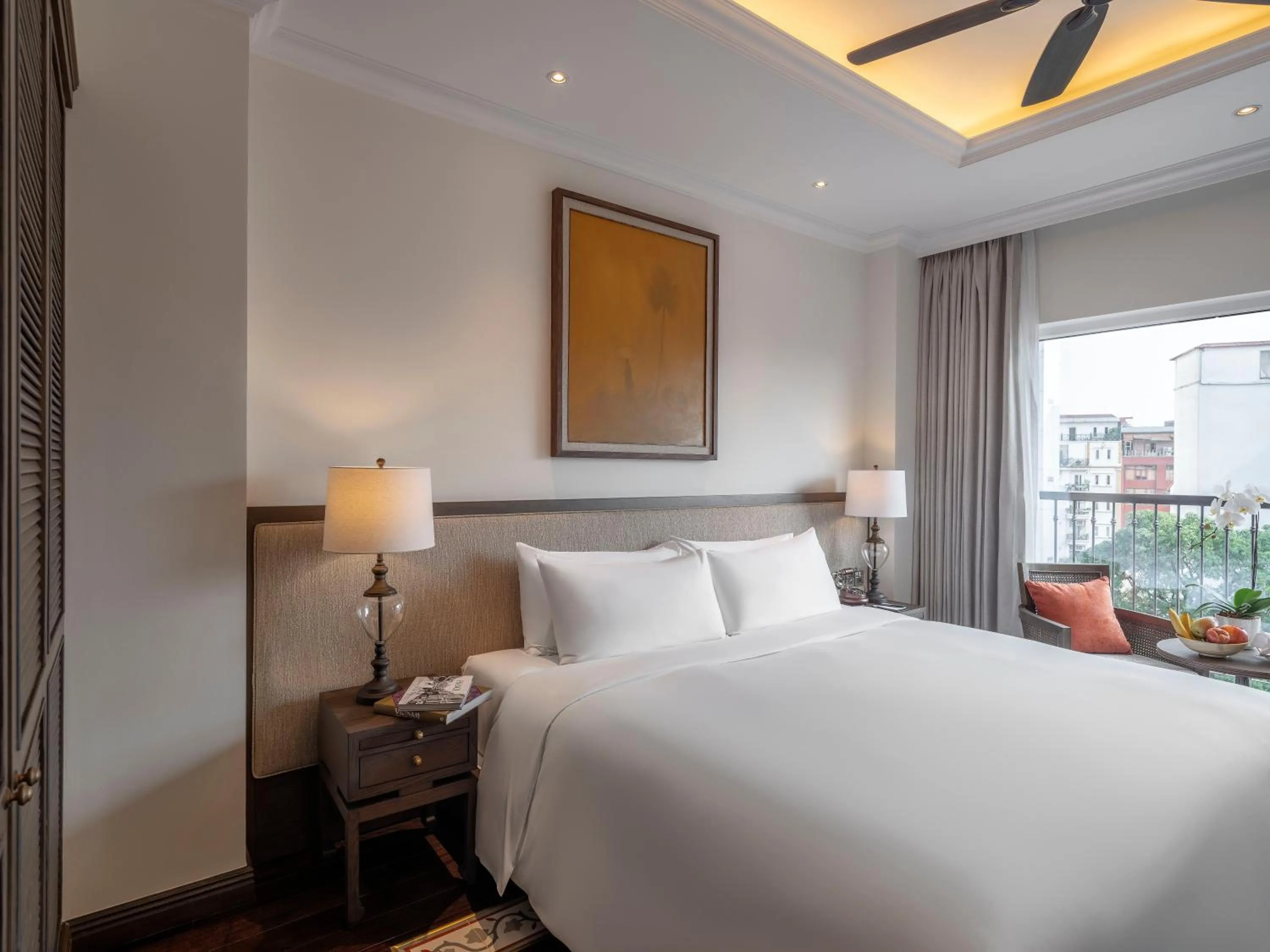 Bed in De Syloia Hotel