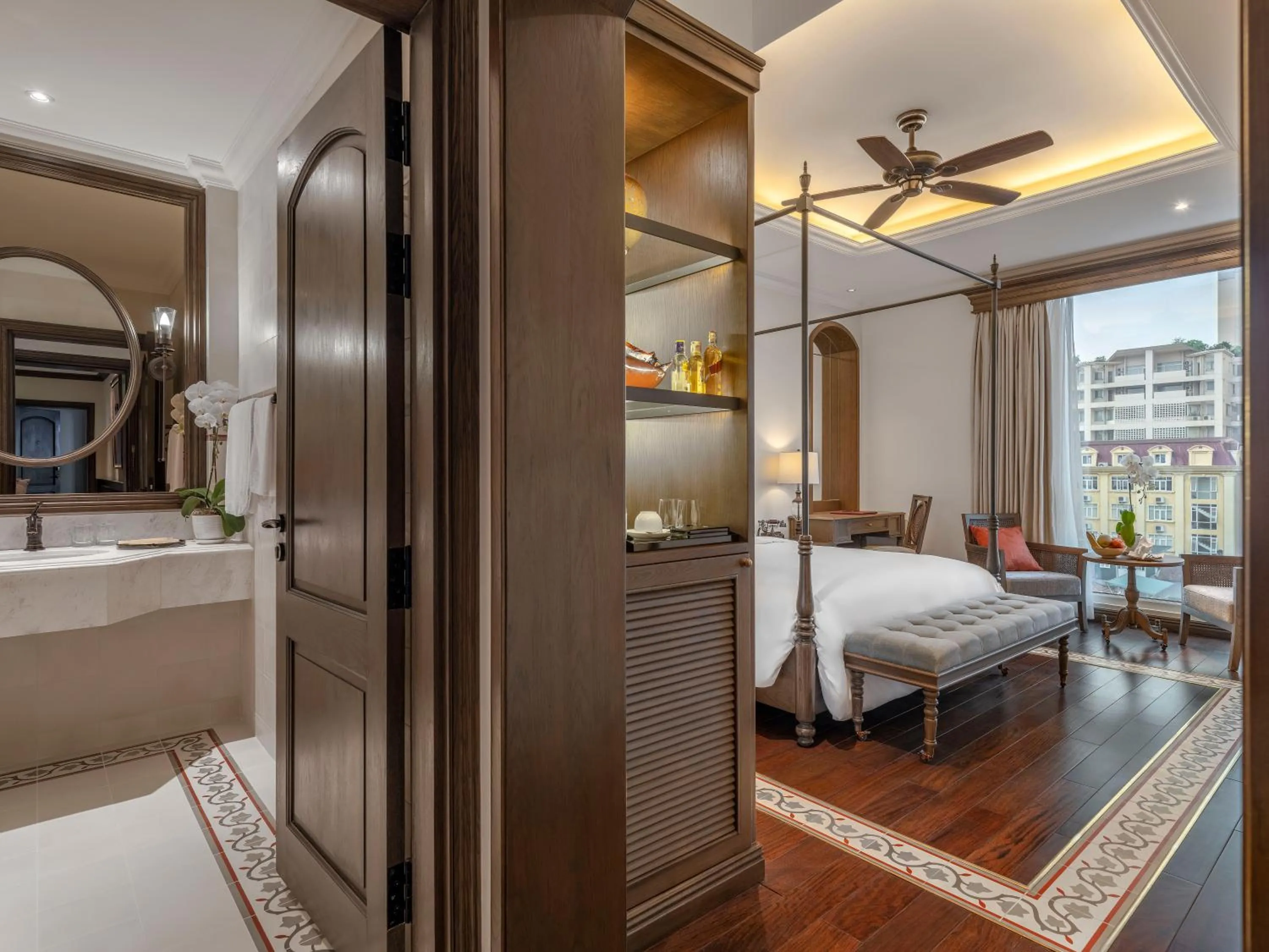 Bedroom, Bed in De Syloia Hotel