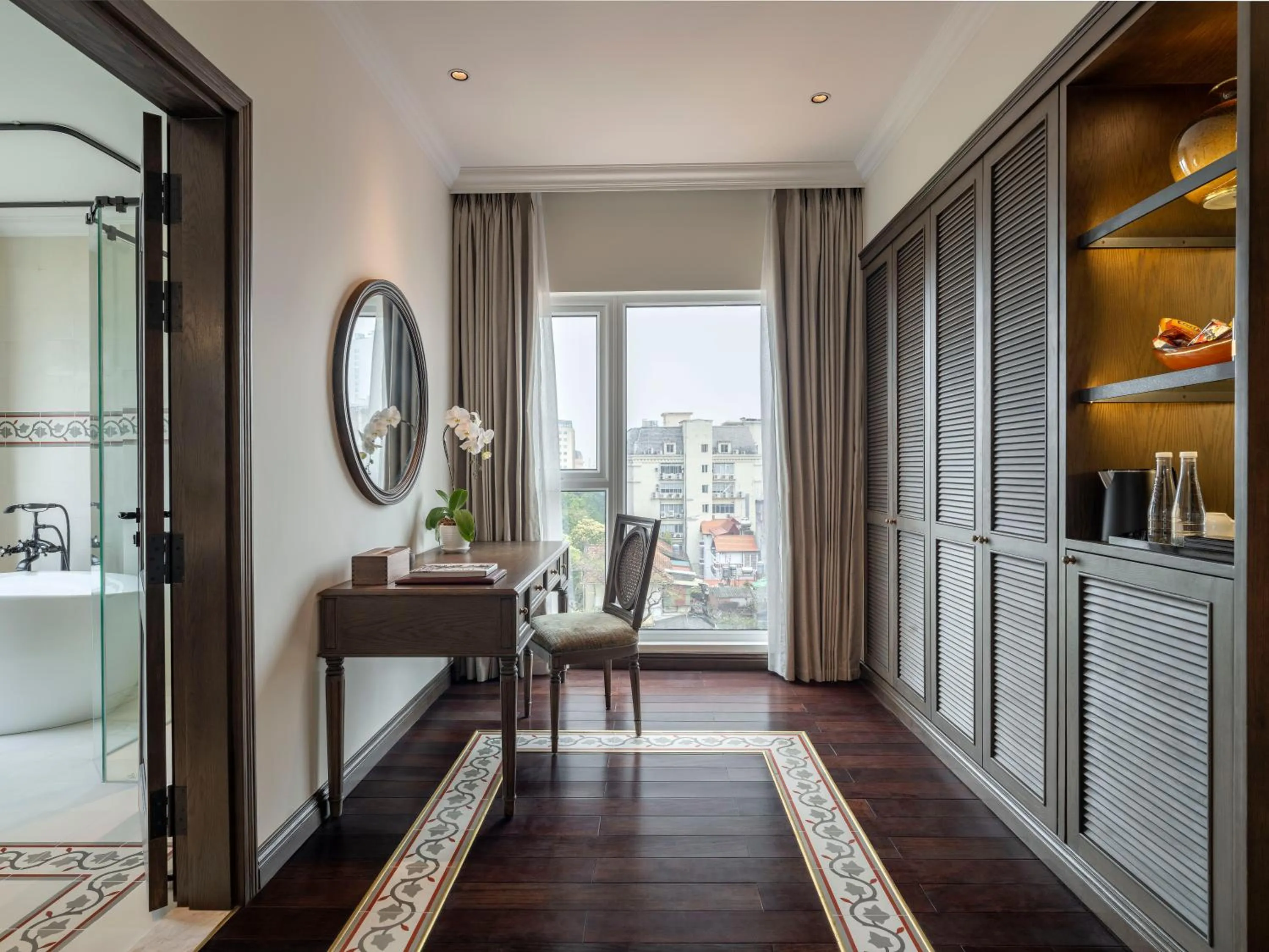 Seating area in De Syloia Hotel