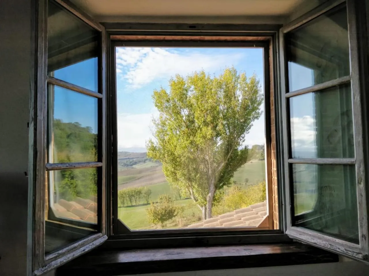 Garden view in La casa di Arianna