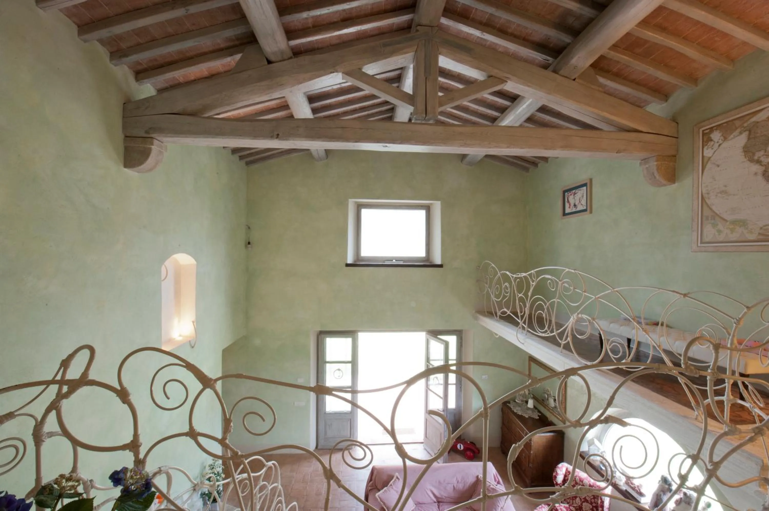 Balcony/Terrace in La casa di Arianna