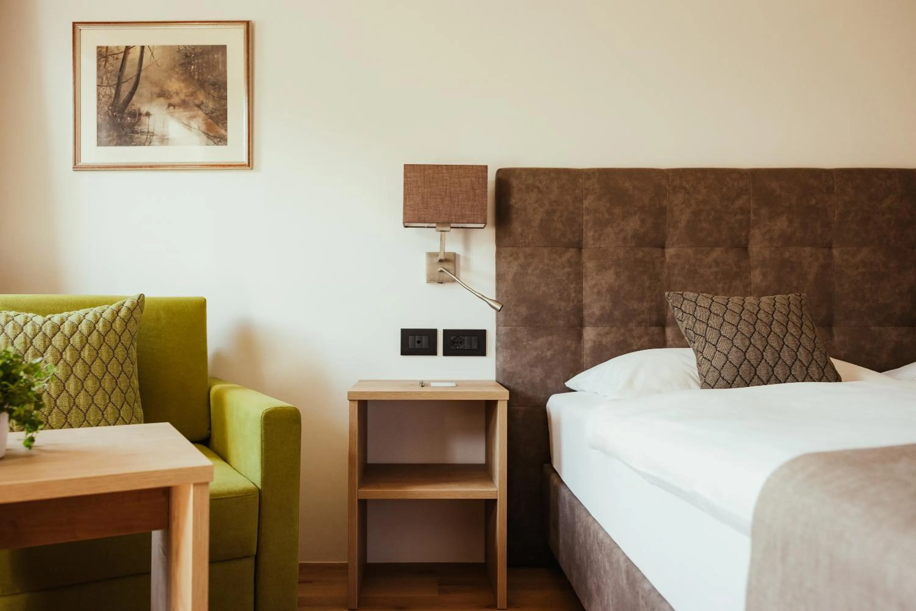 Bedroom, Bed in Hotel Grien