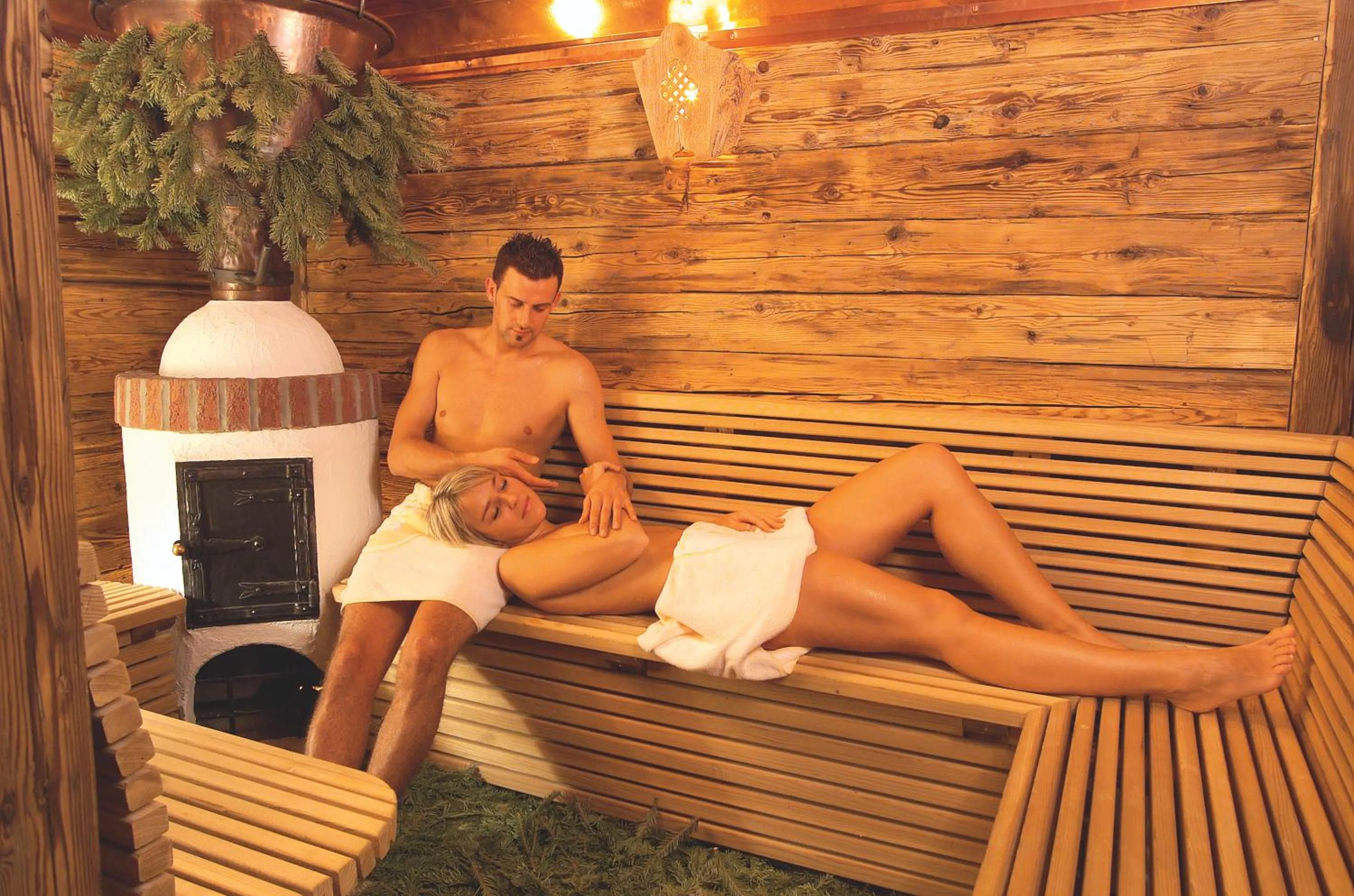 Sauna in Hotel Grien