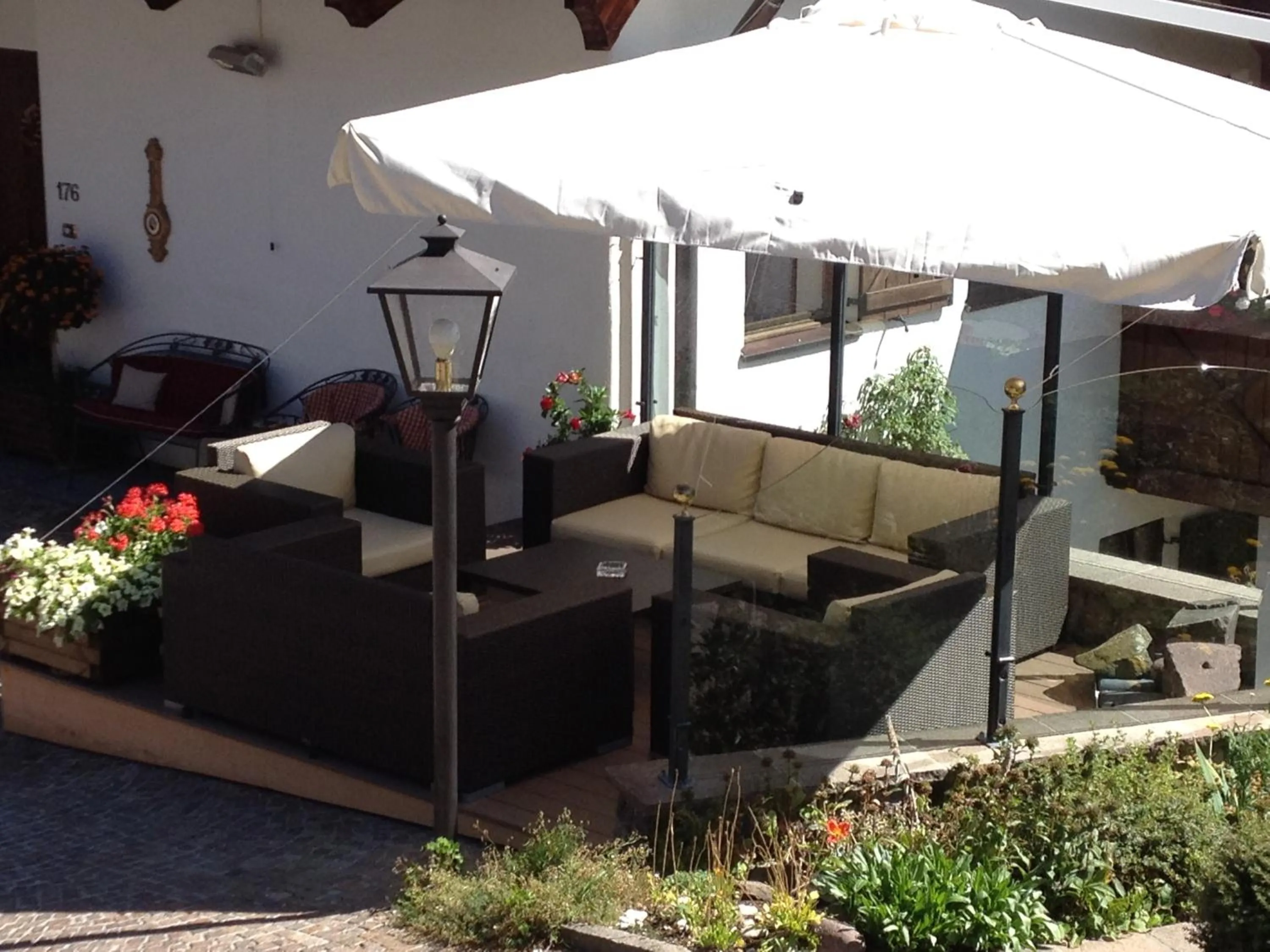 Patio in Hotel Grien