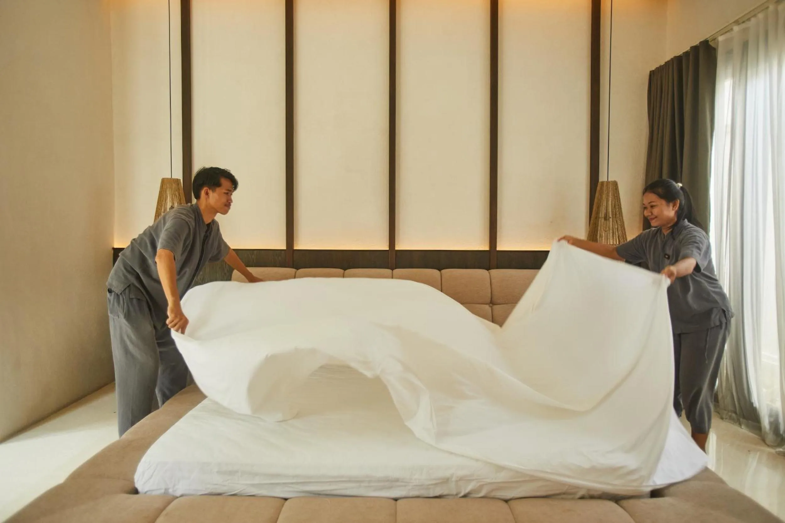 Staff, Bed in Ahimsa Beach