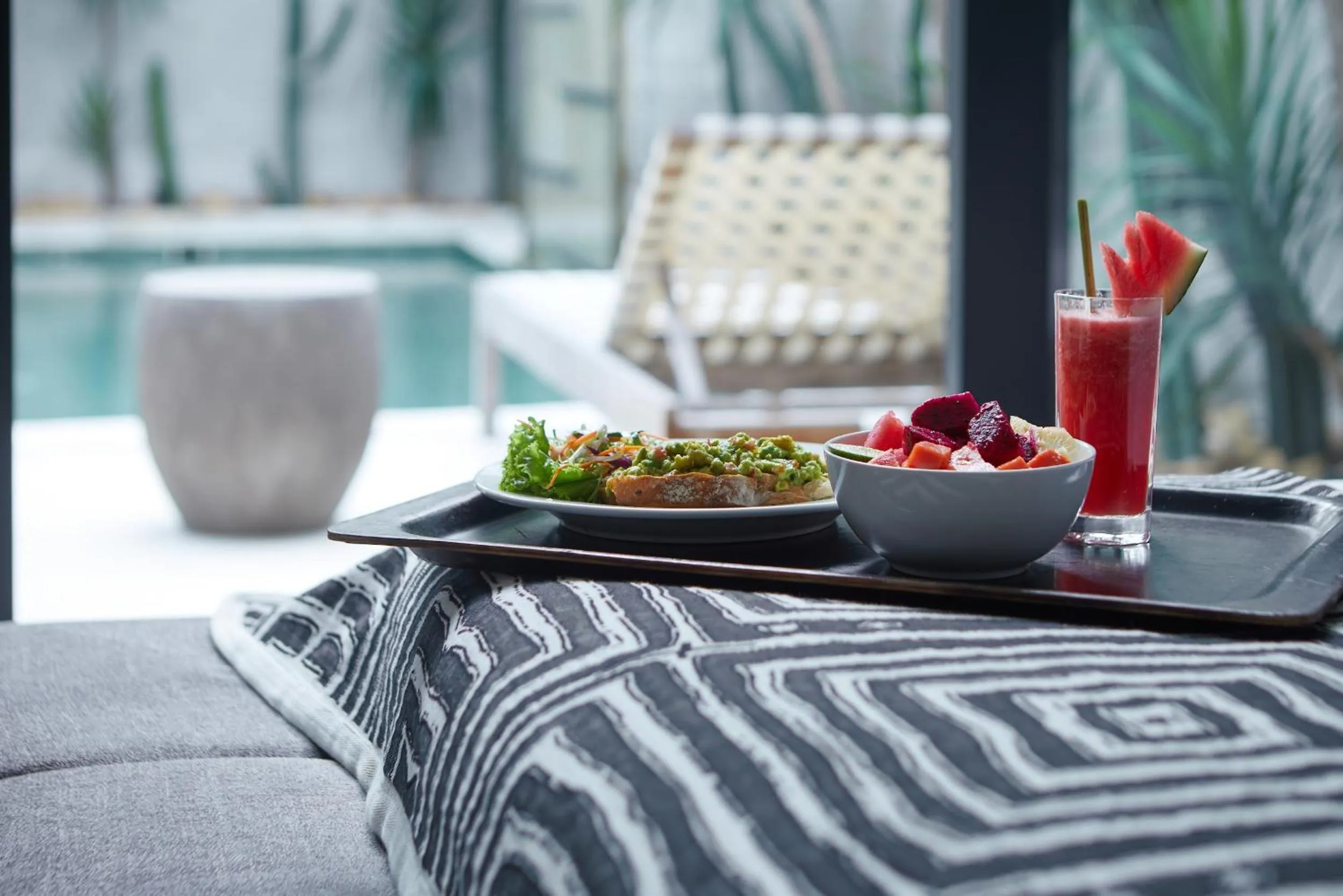 Breakfast in Ahimsa Beach