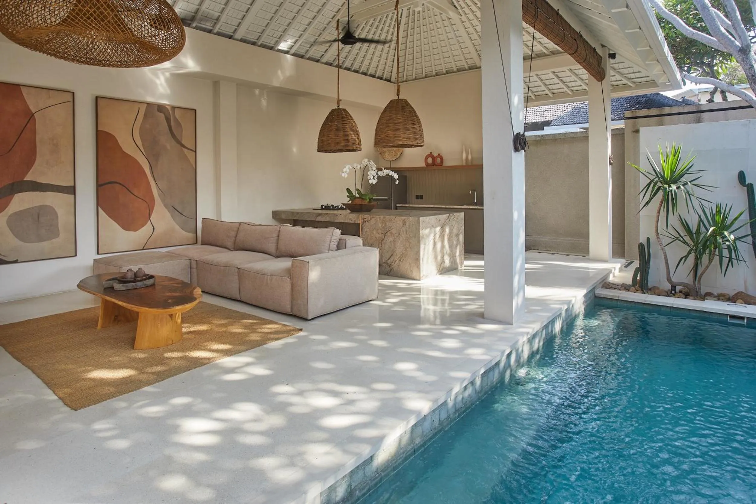 Living room in Ahimsa Beach