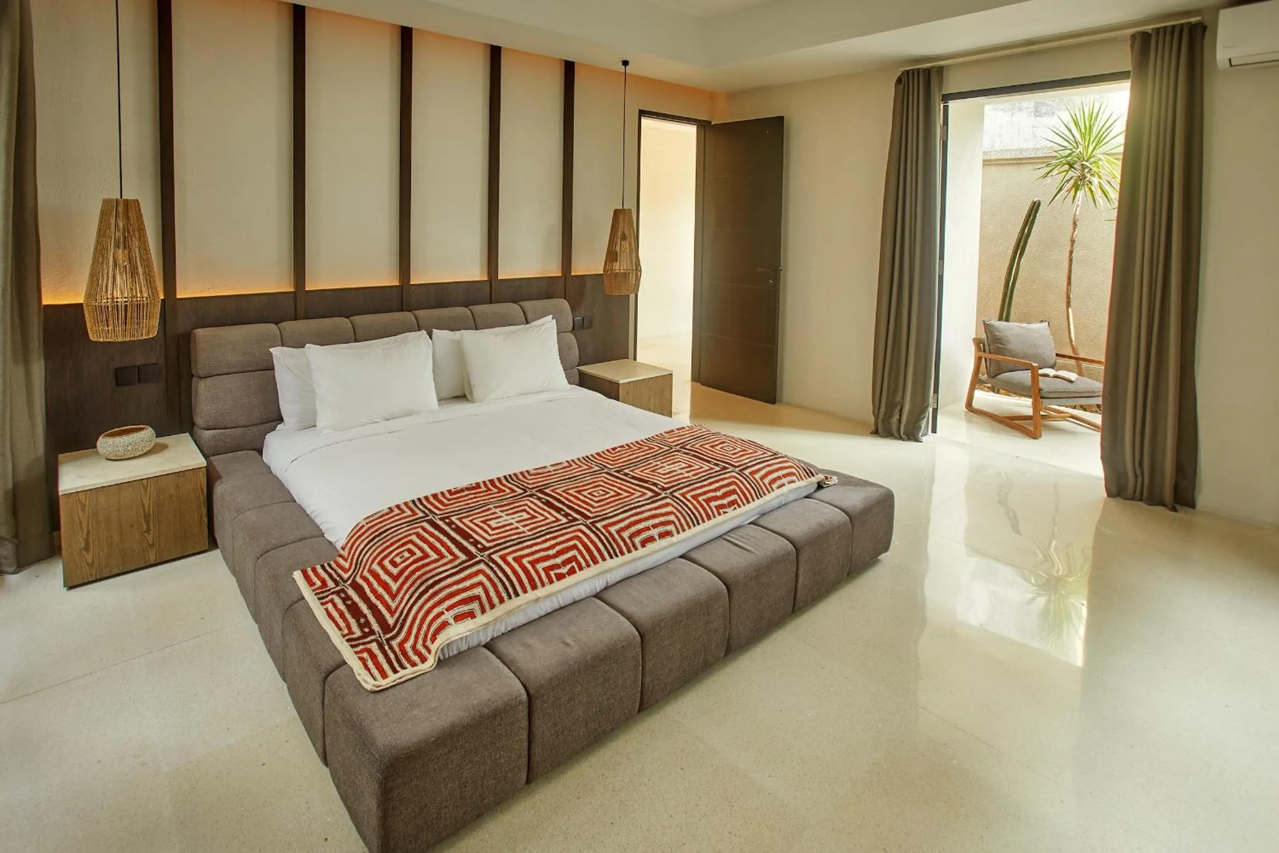 Bed in Ahimsa Beach