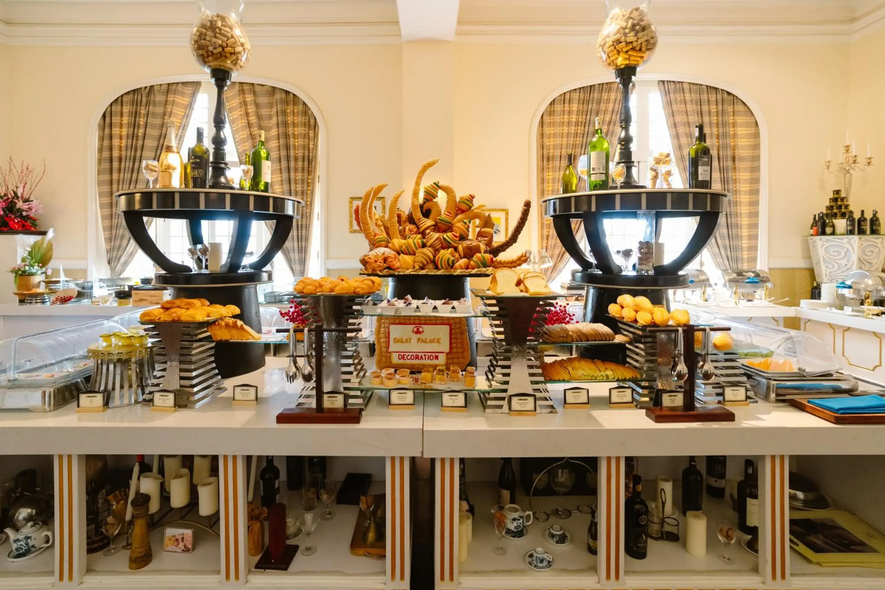 Buffet breakfast in Dalat Palace Heritage Hotel Buffet breakfast in Dalat Palace Heritage Hotel