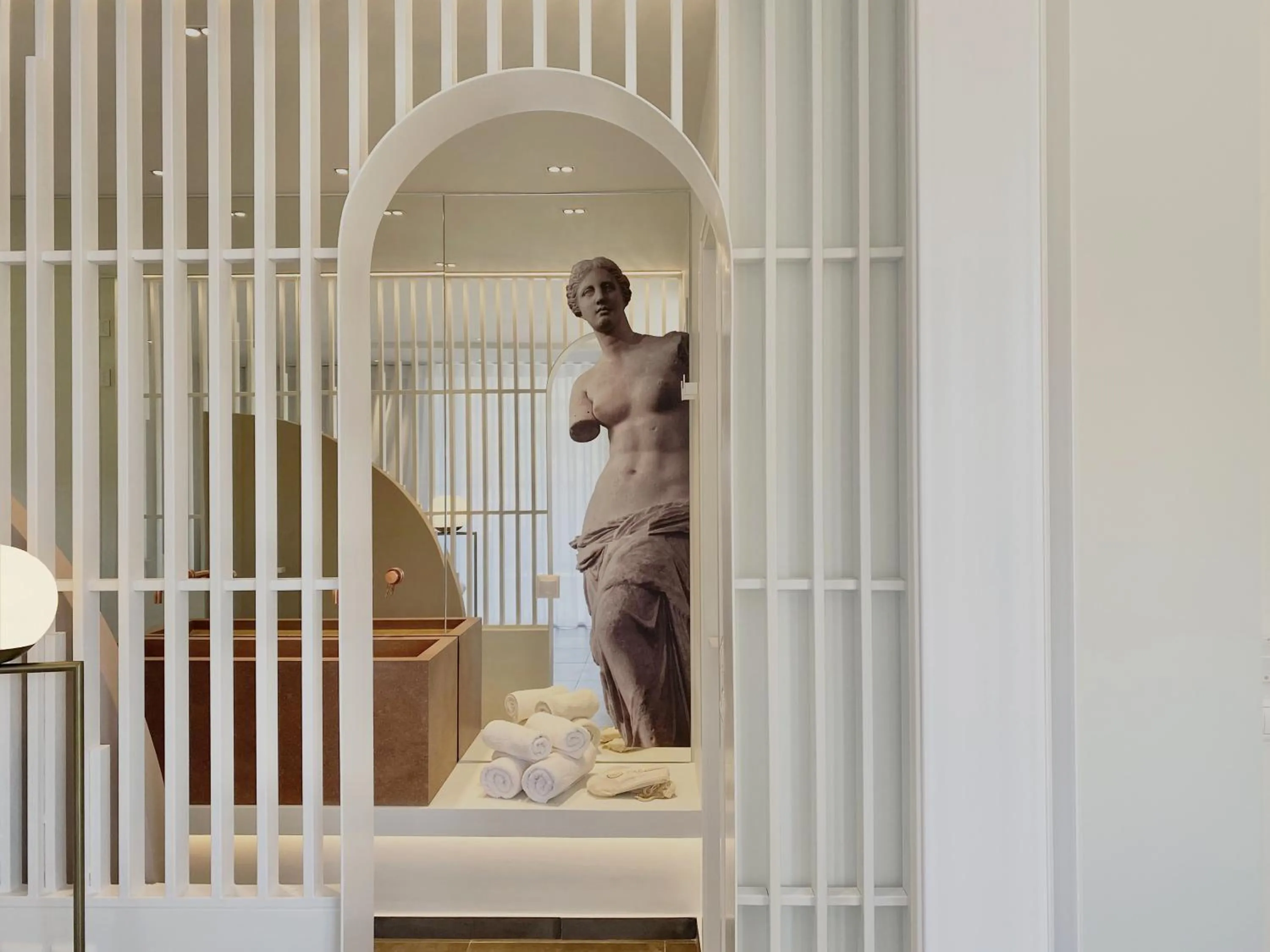 Guests, Bed in Thomais Boutique Hotel