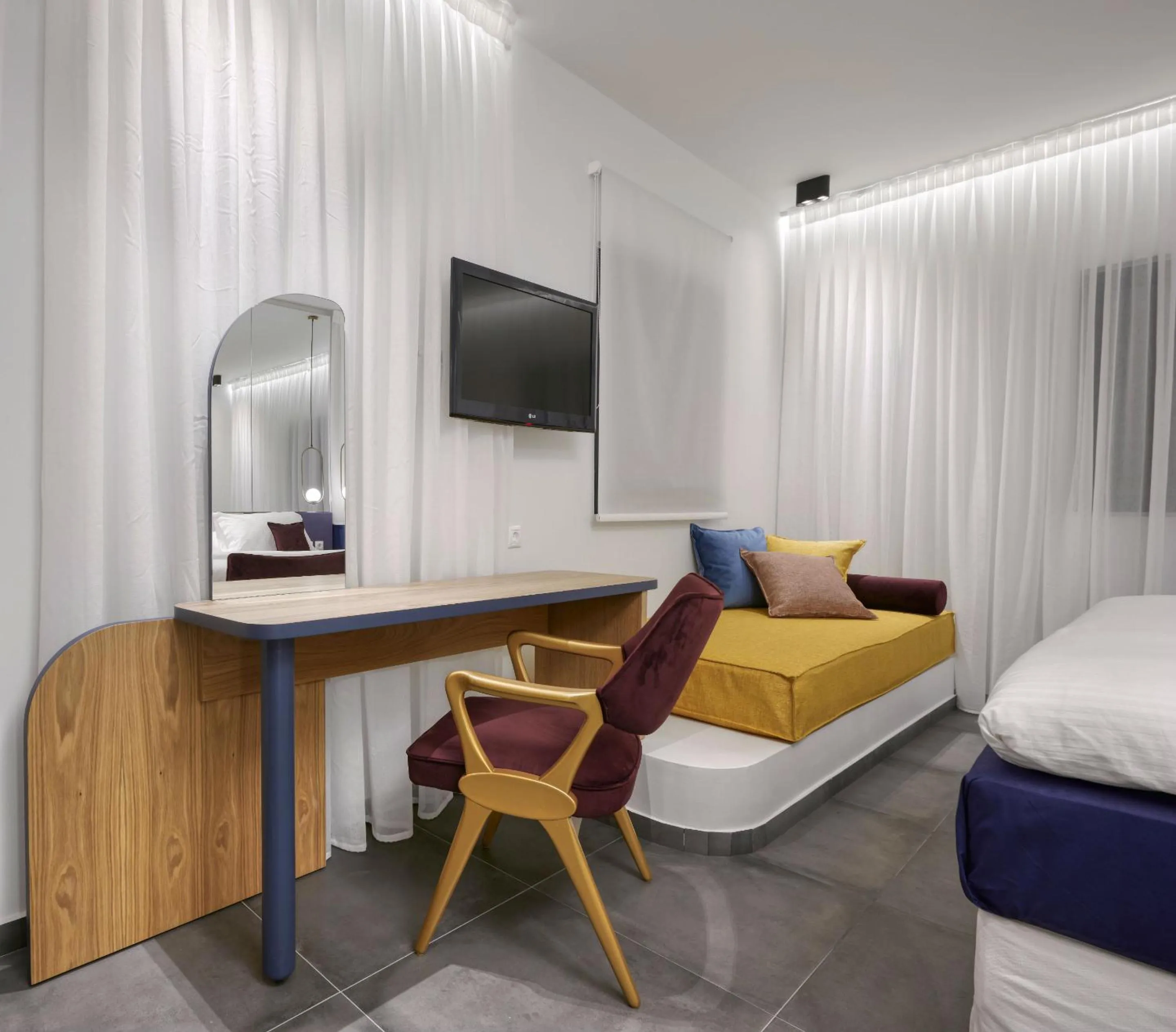 Photo of the whole room, Bed in Thomais Boutique Hotel