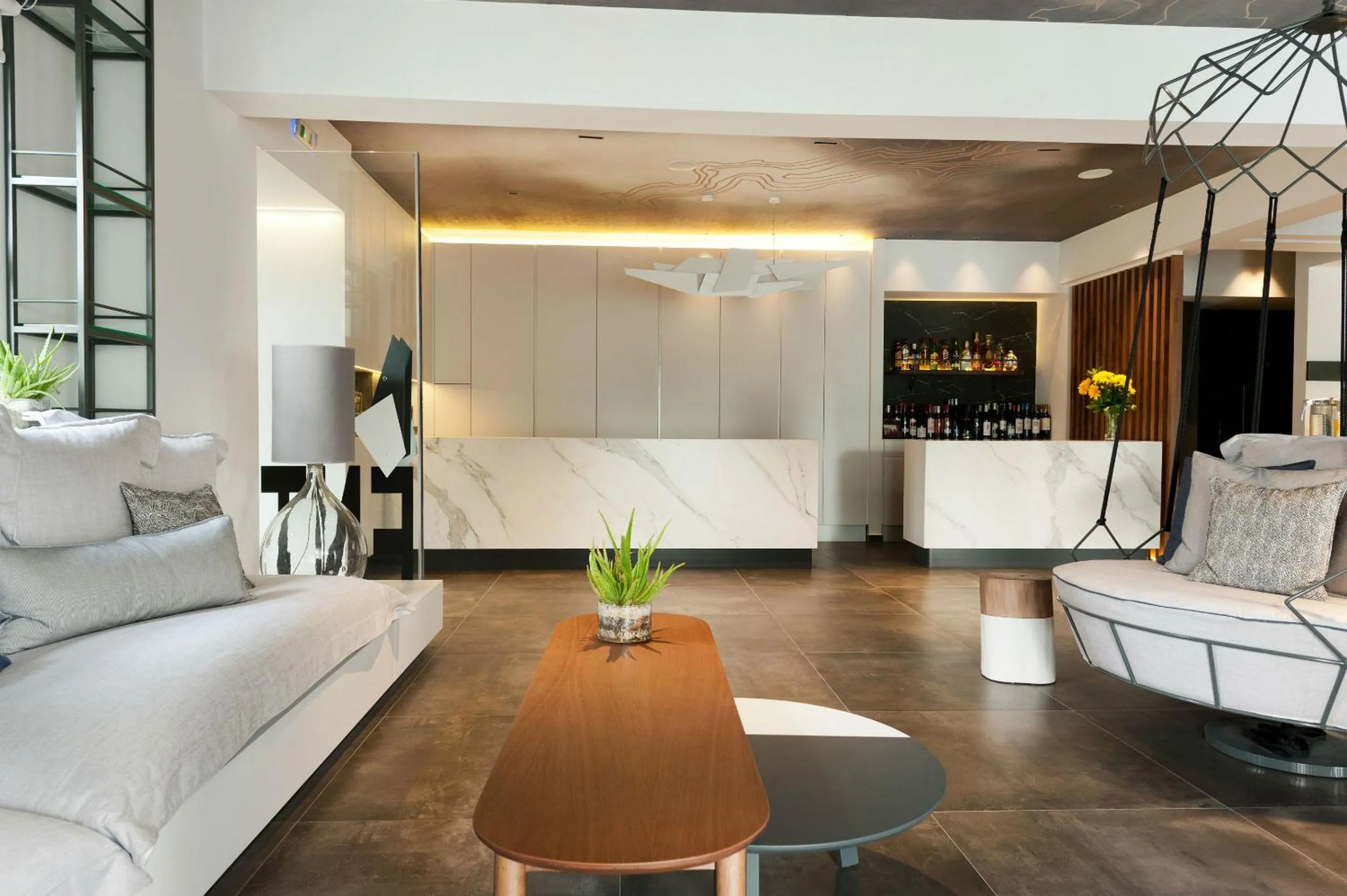 Lobby or reception in Thomais Boutique Hotel