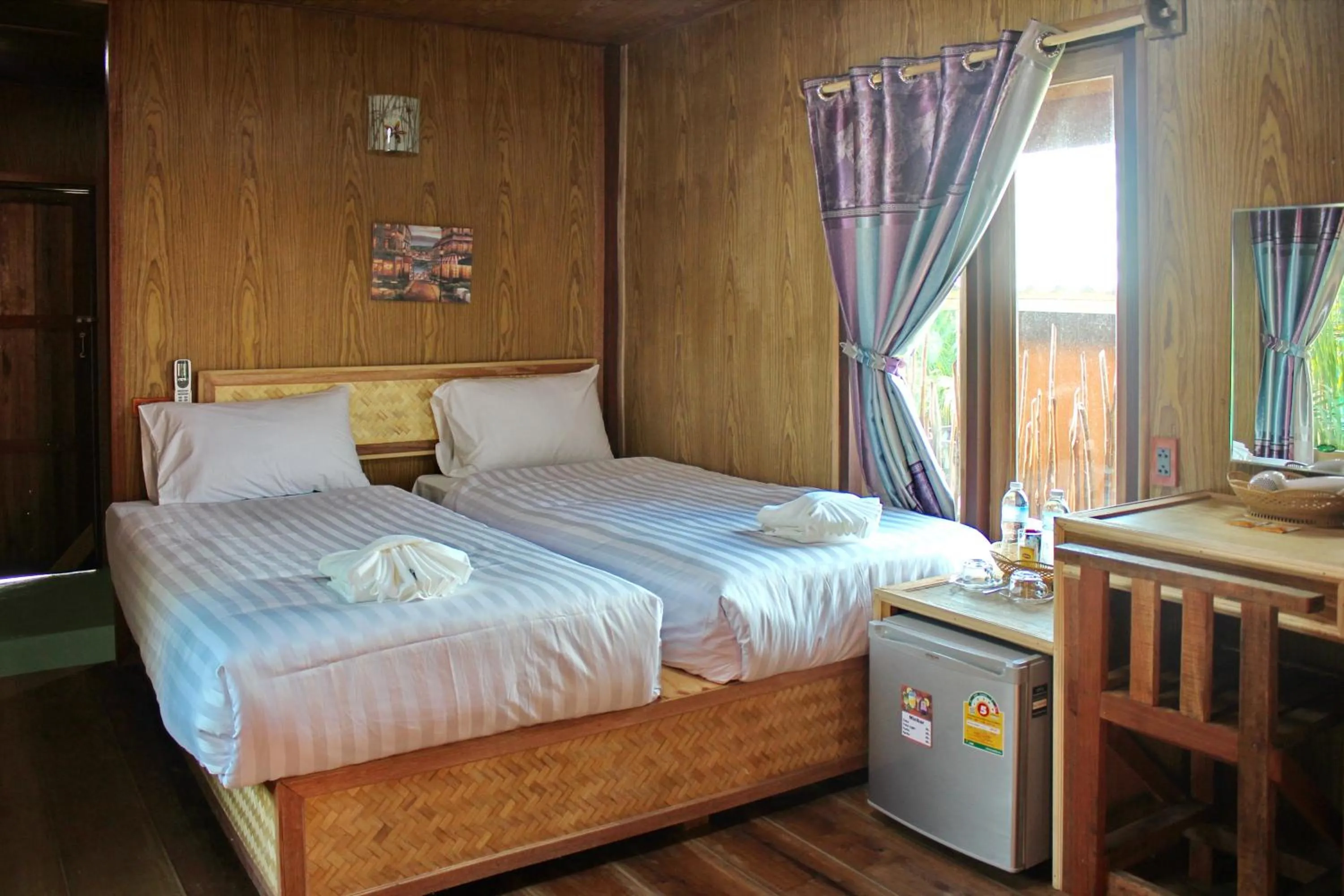 Bed in YaoIsland Resort and Farm