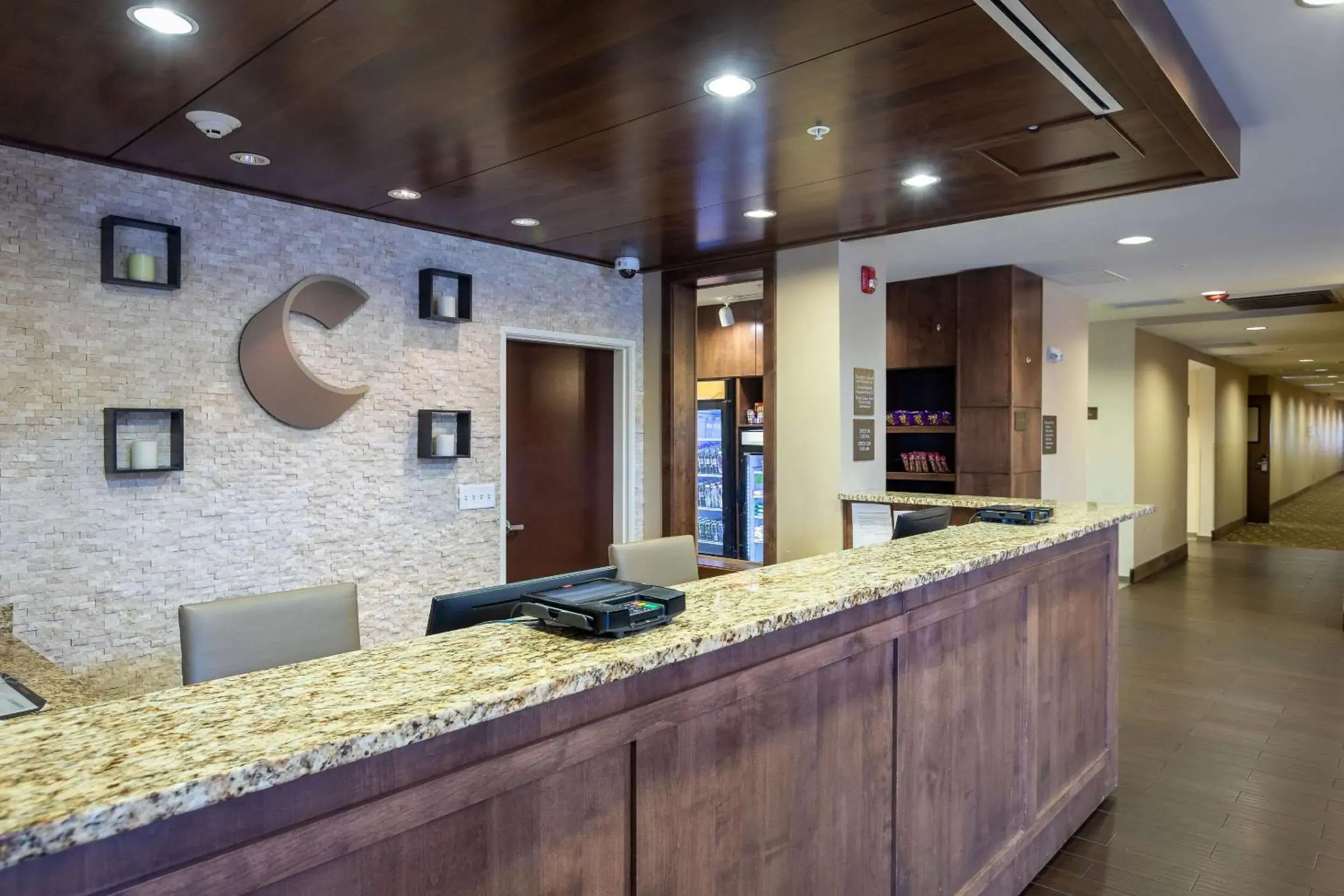 Lobby or reception in Comfort Suites Denver near Anschutz Medical Campus Lobby or reception in Comfort Suites Denver near Anschutz Medical Campus