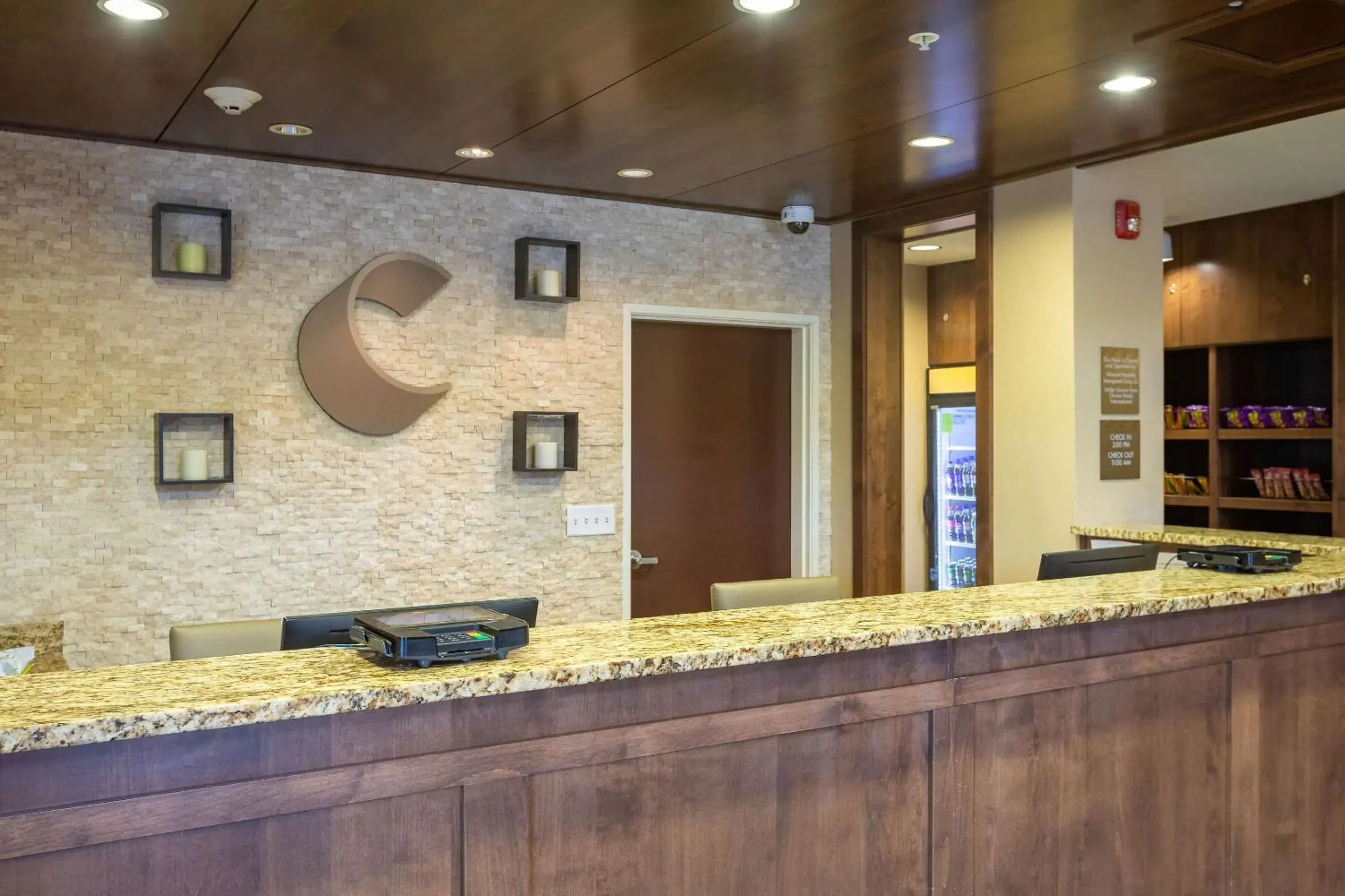Lobby or reception in Comfort Suites Denver near Anschutz Medical Campus Lobby or reception in Comfort Suites Denver near Anschutz Medical Campus