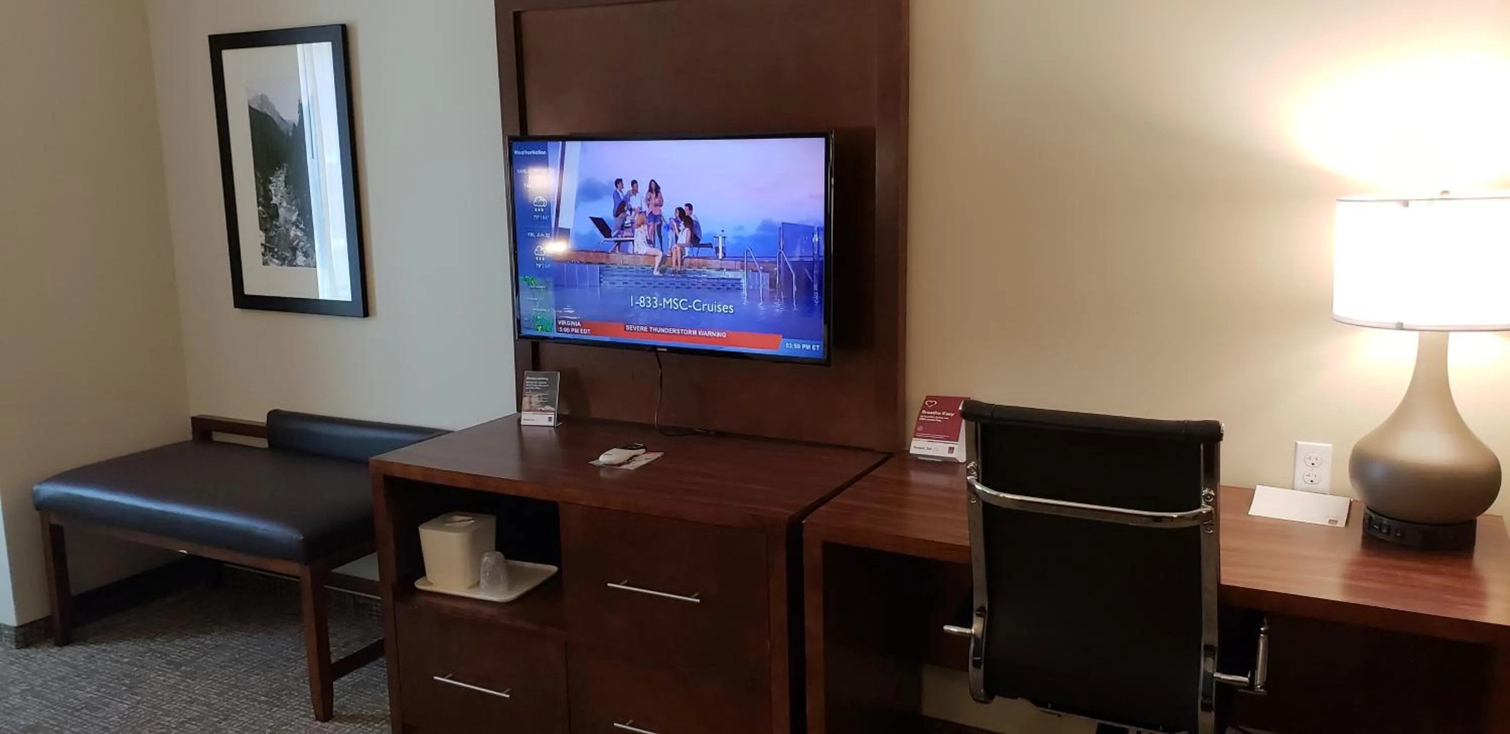 TV and multimedia in Comfort Suites Denver near Anschutz Medical Campus