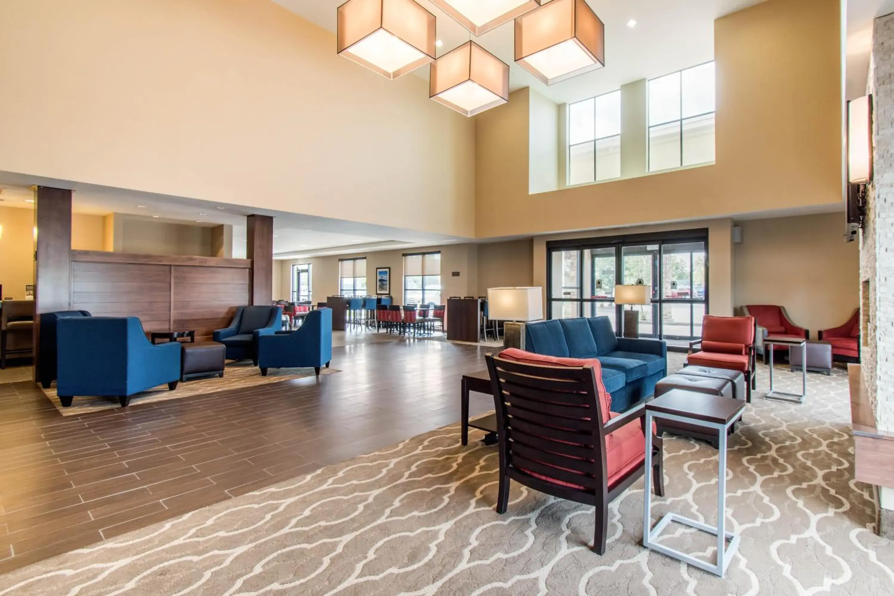 Lobby or reception in Comfort Suites Denver near Anschutz Medical Campus Lobby or reception in Comfort Suites Denver near Anschutz Medical Campus