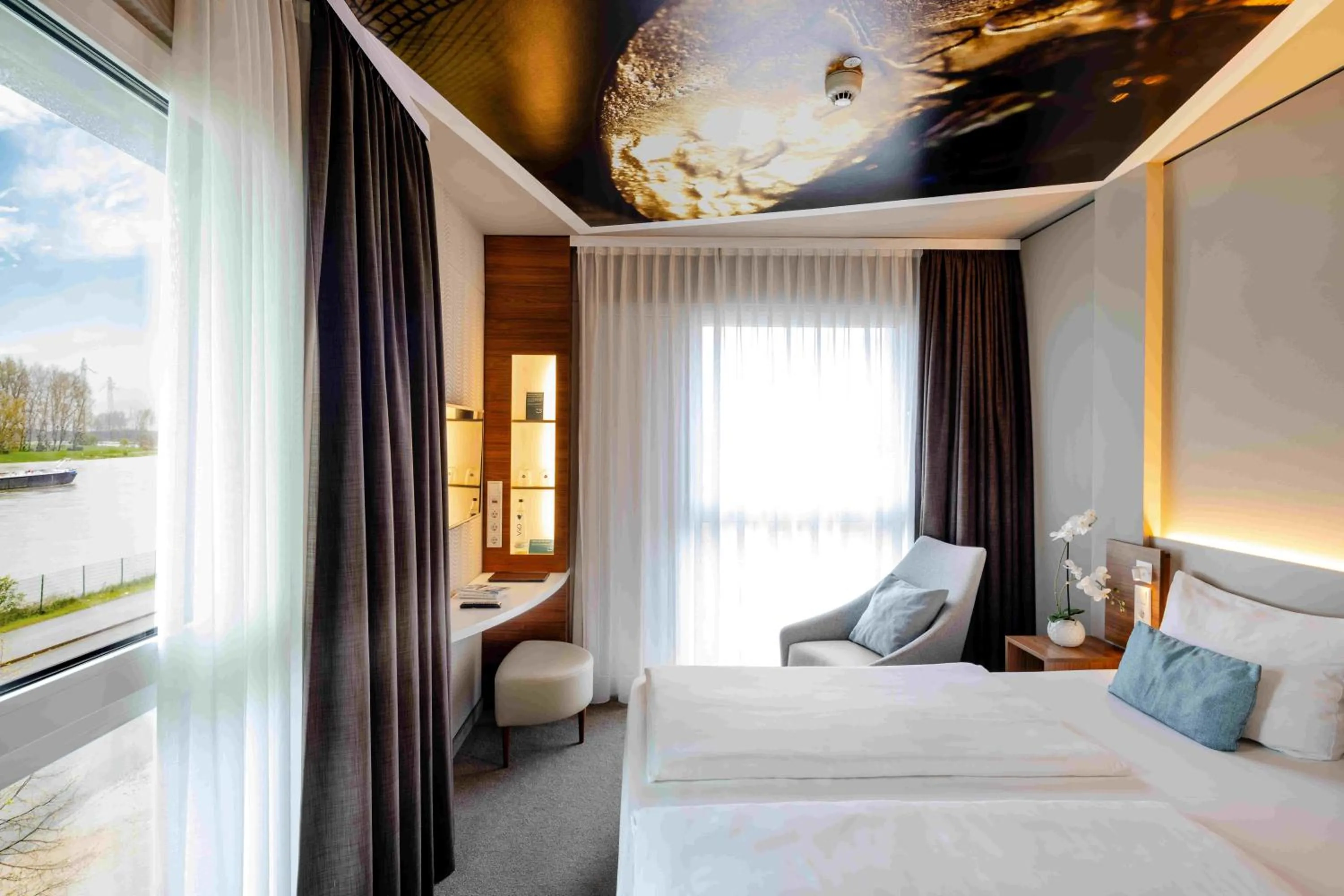 Bed in Hey Lou Hotel Monheim am Rhein