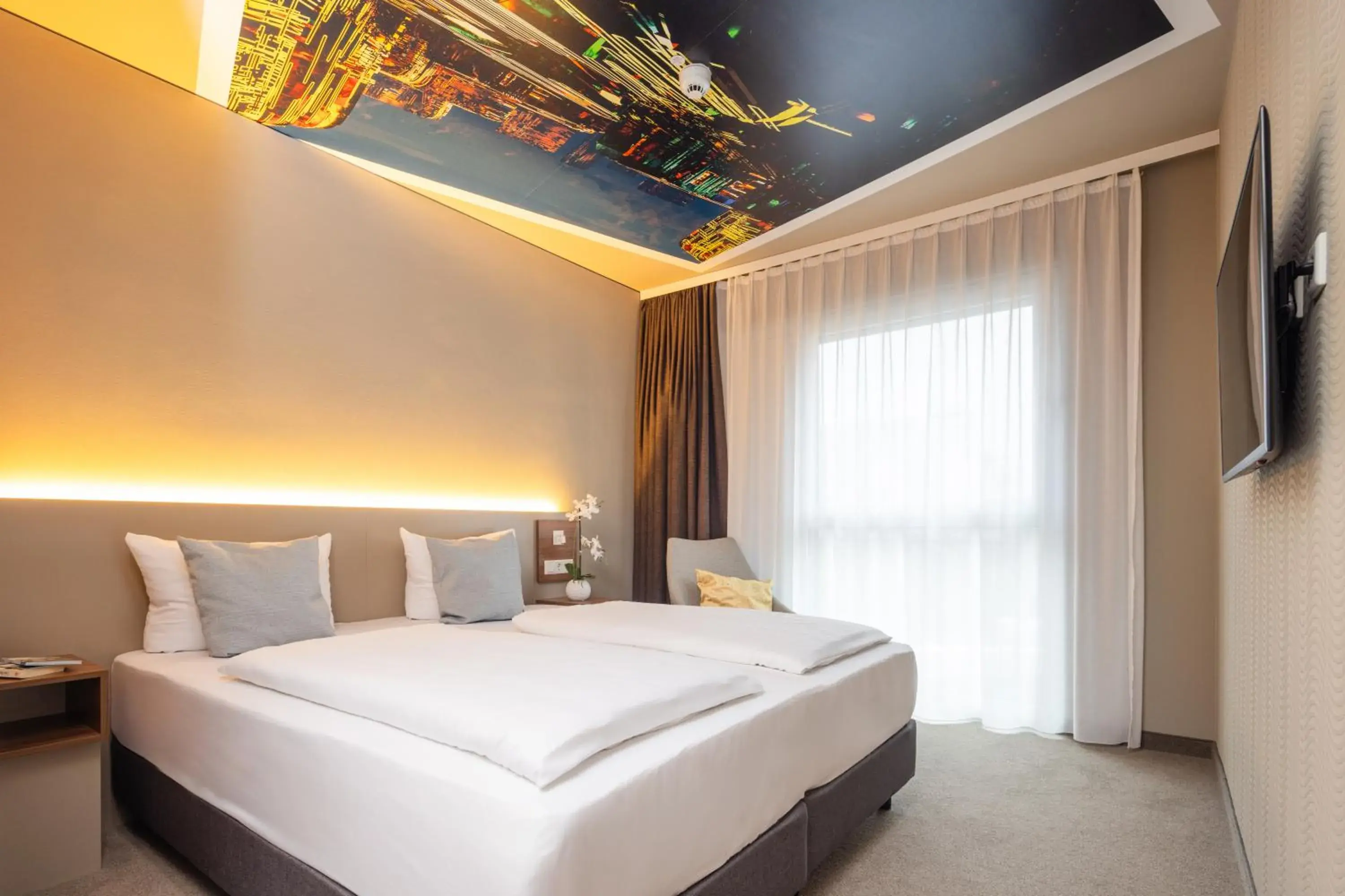 Bed in Hey Lou Hotel Monheim am Rhein Bed in Hey Lou Hotel Monheim am Rhein