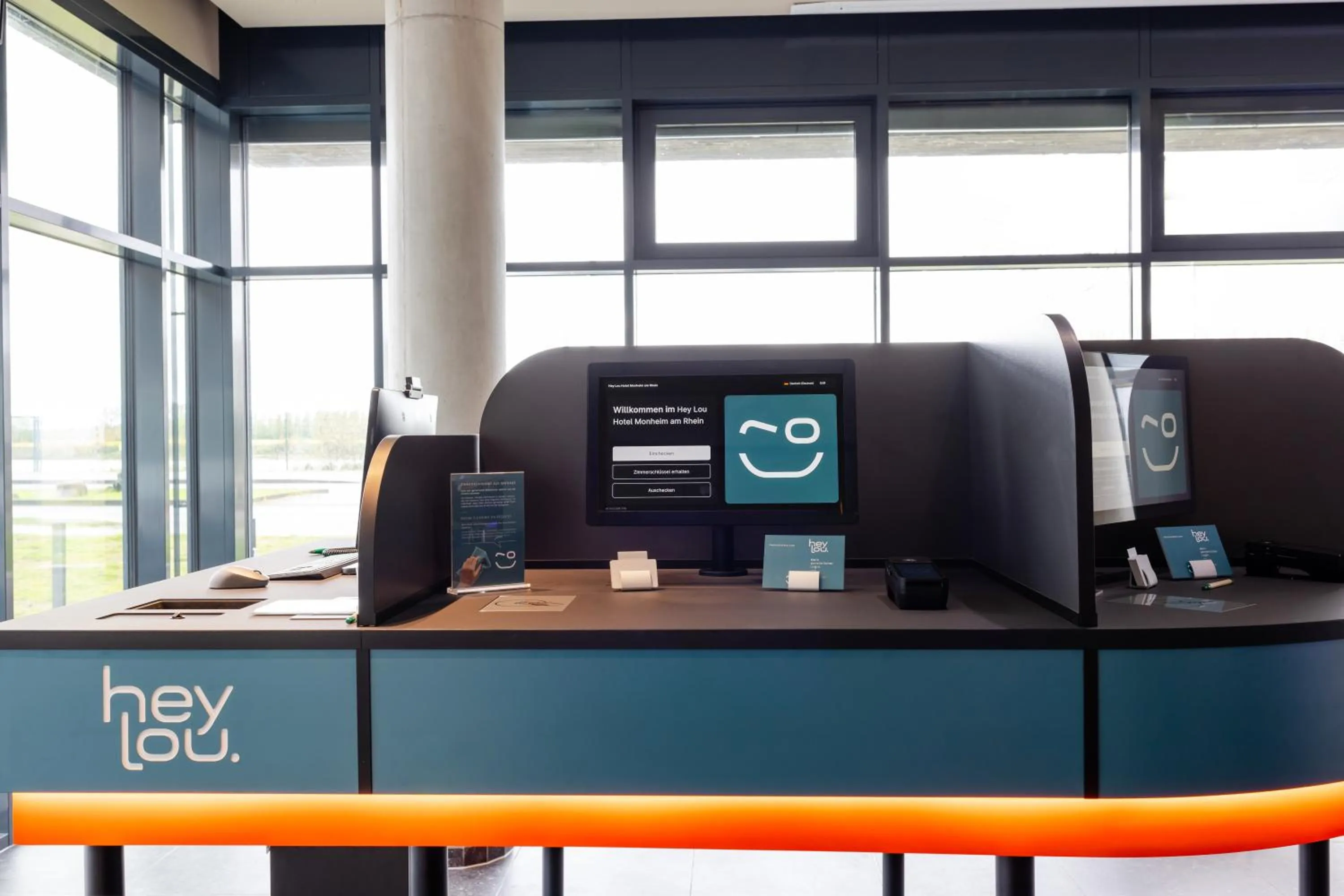 Lobby or reception in Hey Lou Hotel Monheim am Rhein