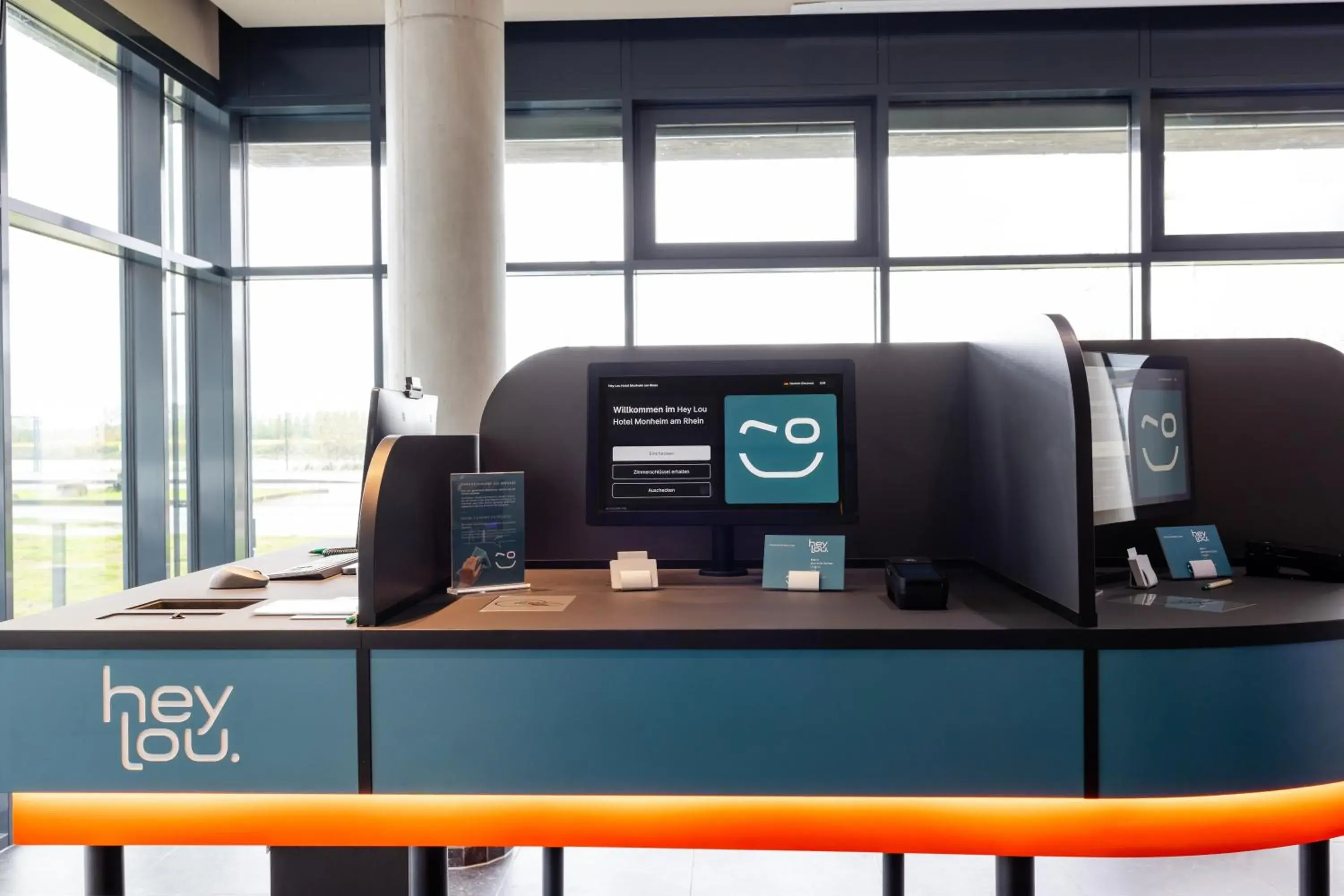 Lobby or reception in Hey Lou Hotel Monheim am Rhein Lobby or reception in Hey Lou Hotel Monheim am Rhein