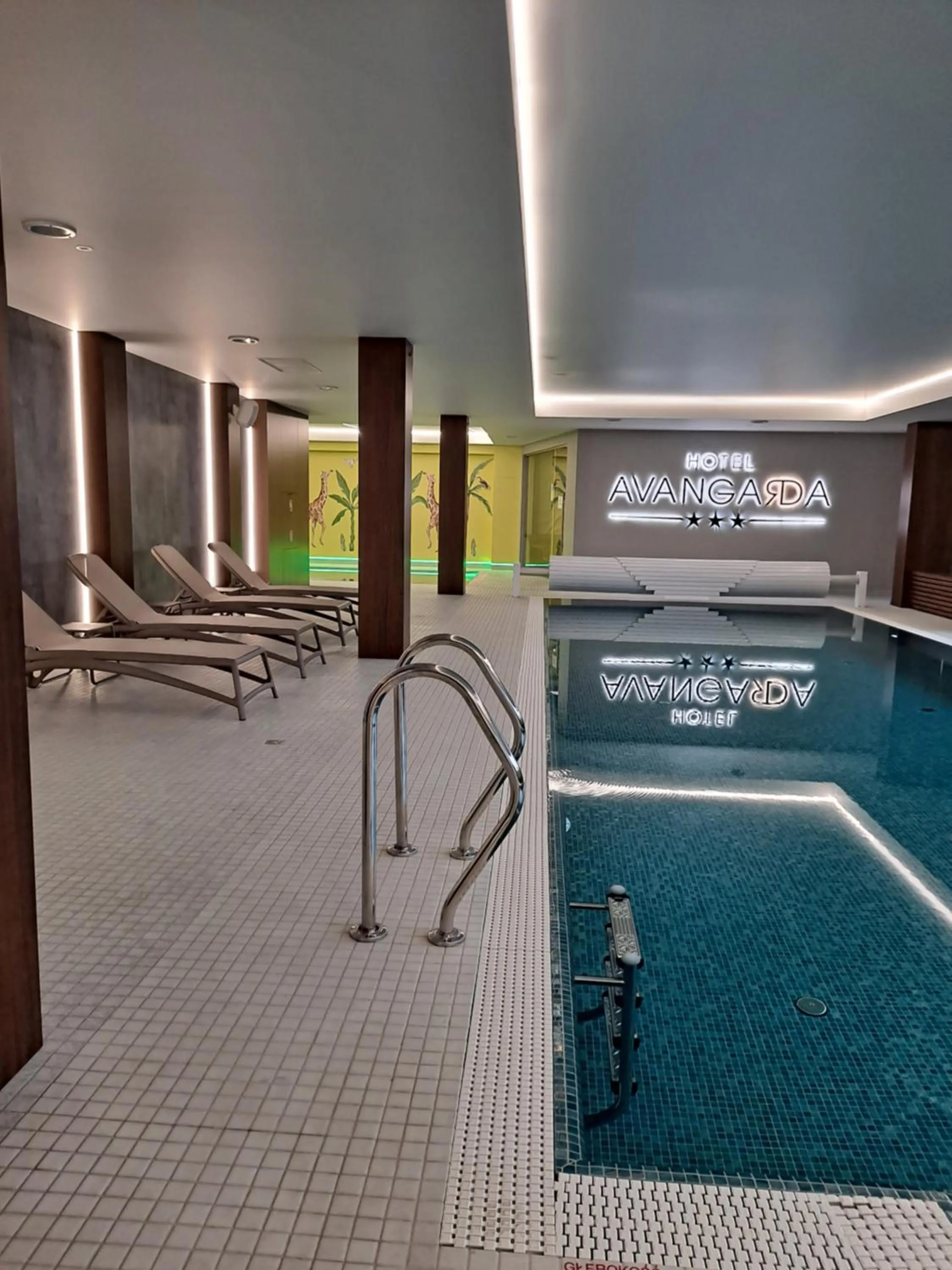 Swimming pool in Hotel Avangarda