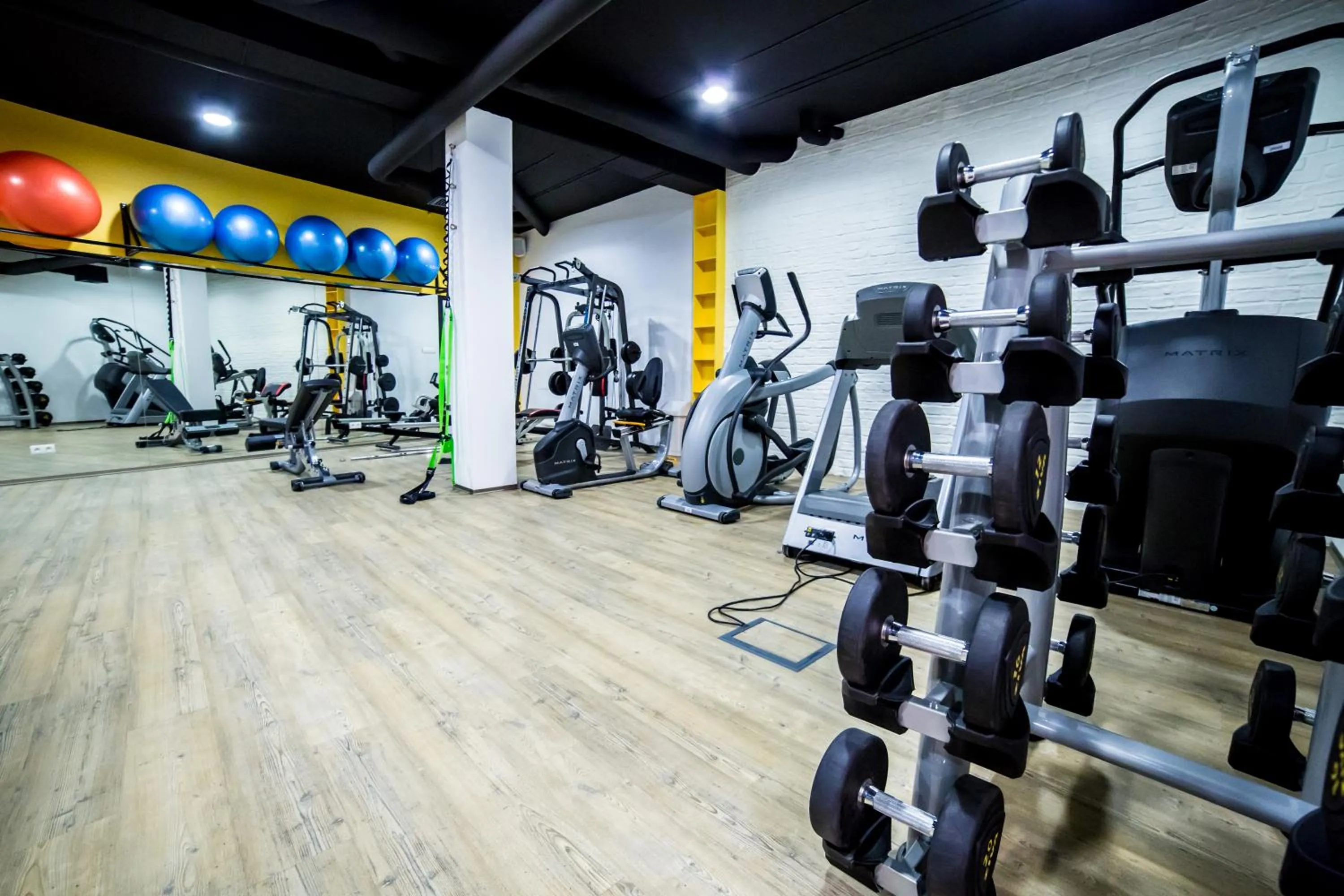 Fitness centre/facilities in Hotel Avangarda