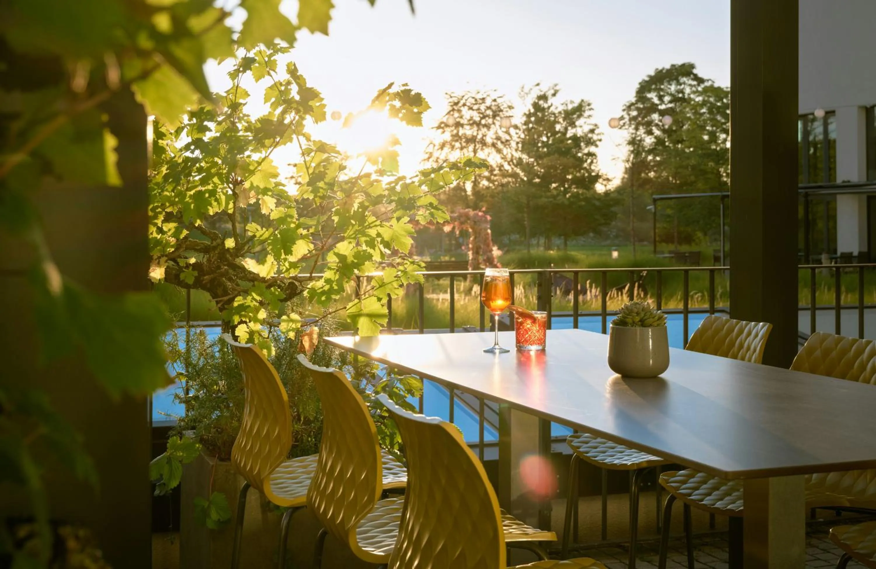 Balcony/Terrace in Leonardo Royal Hotel Munich