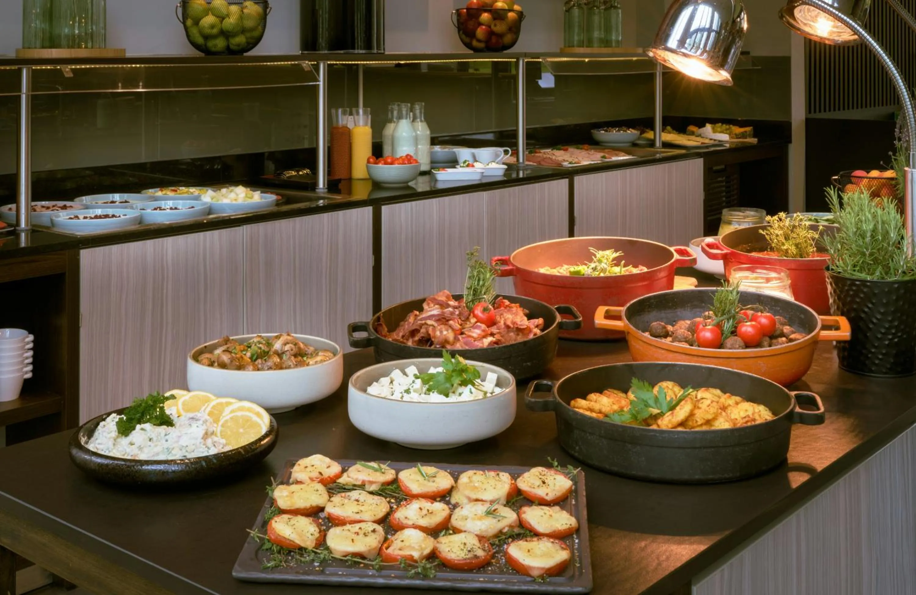 Buffet breakfast in Leonardo Royal Hotel Munich