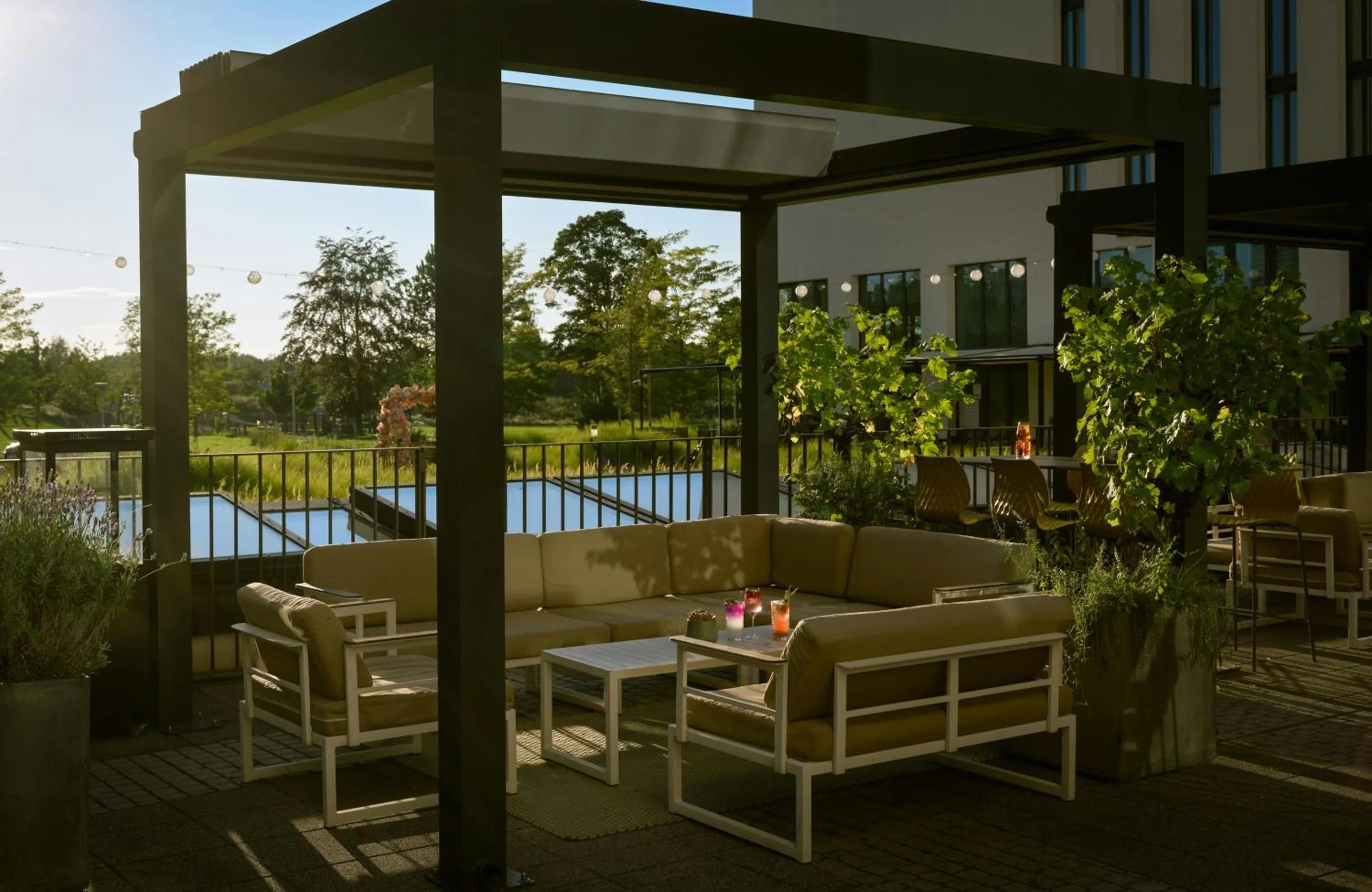 Balcony/Terrace in Leonardo Royal Hotel Munich