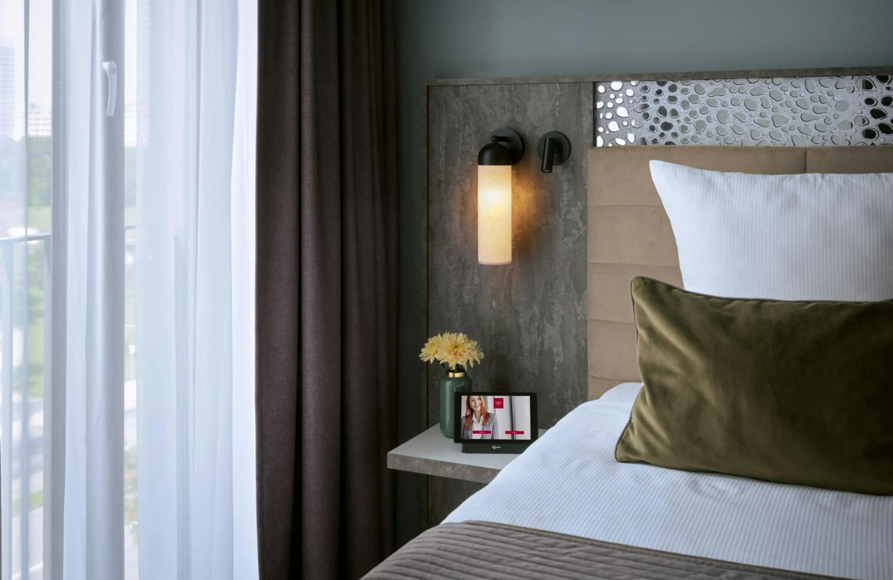 Photo of the whole room, Bed in Leonardo Royal Hotel Munich