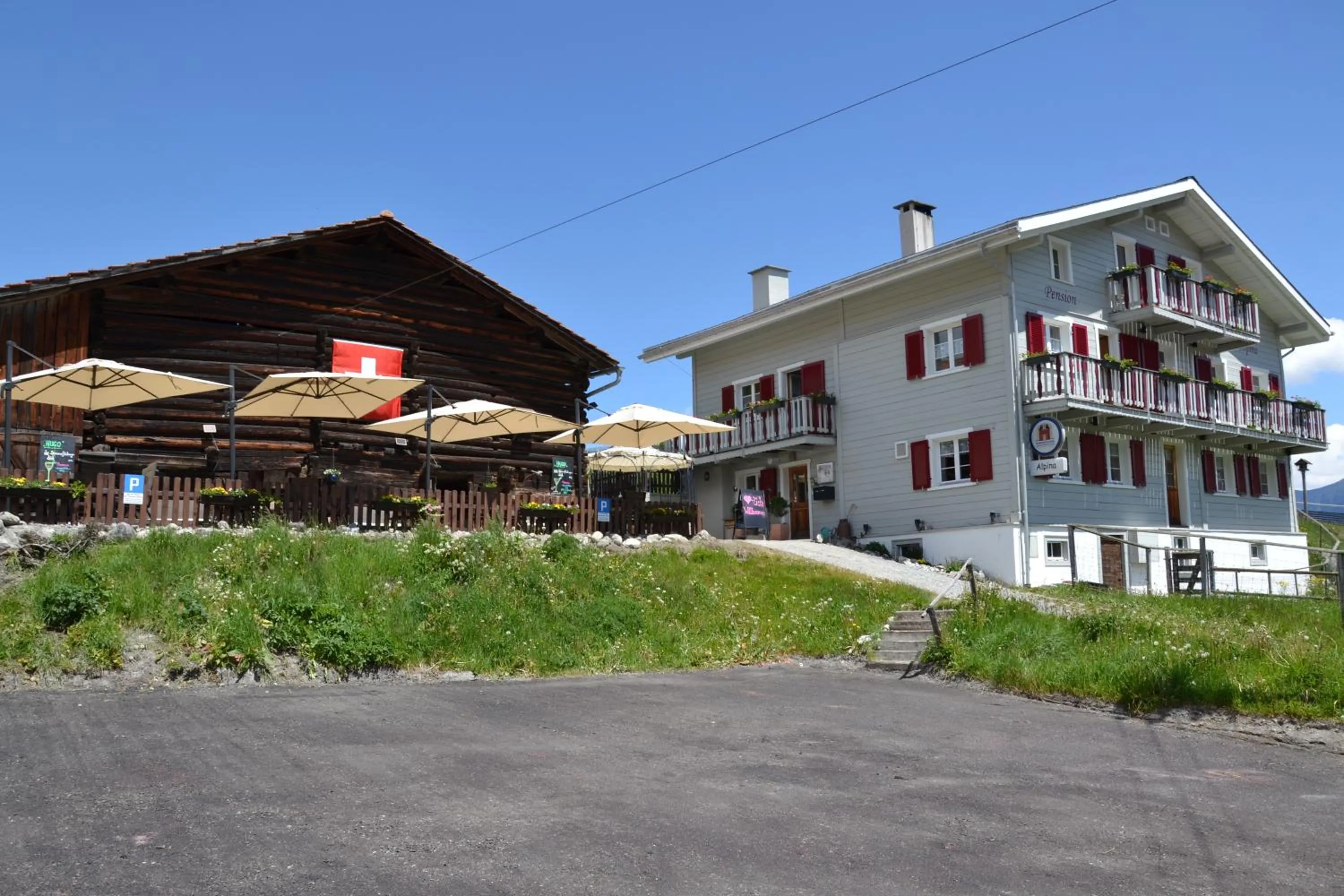 Property building in Gasthaus Alpina