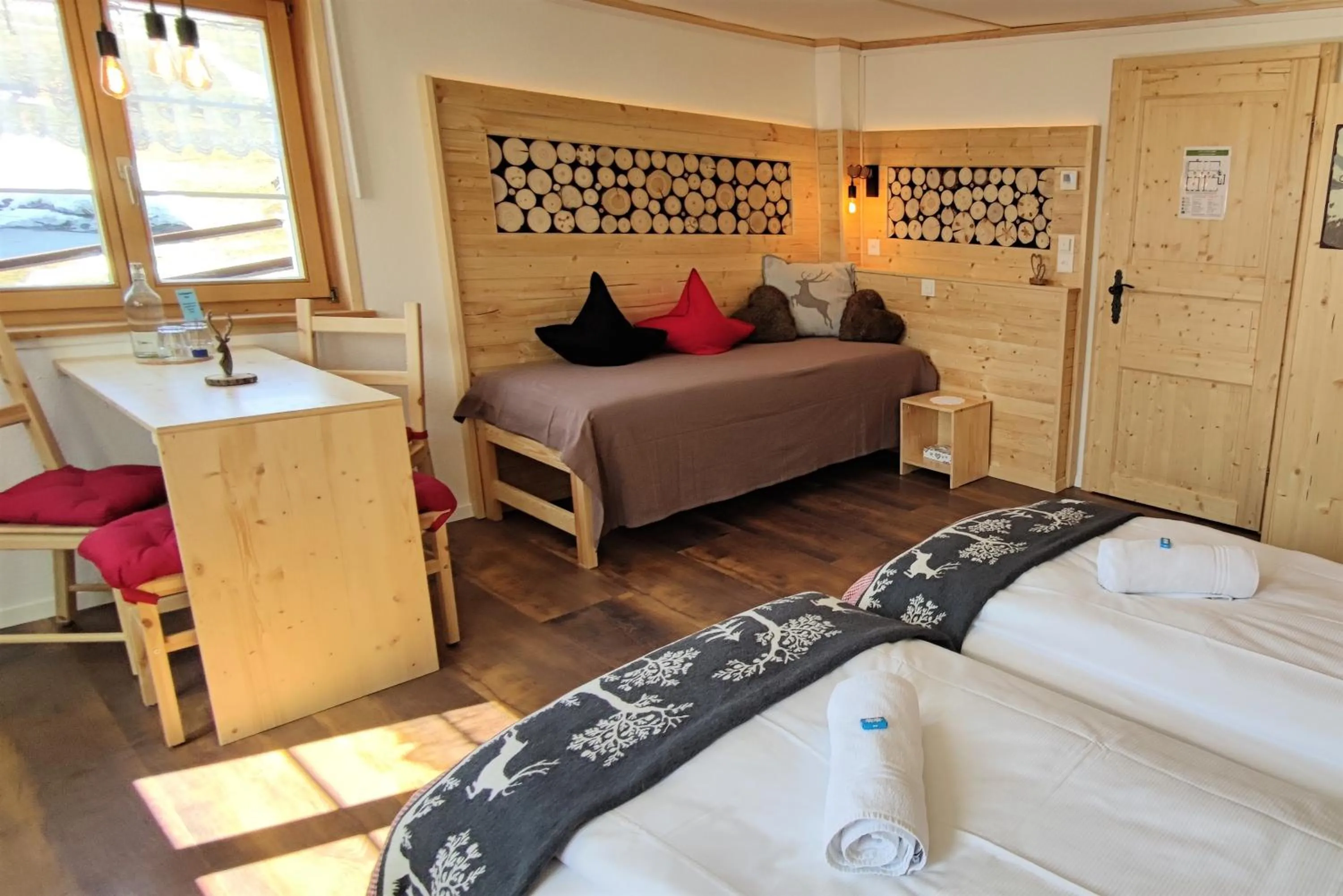 Bed in Gasthaus Alpina