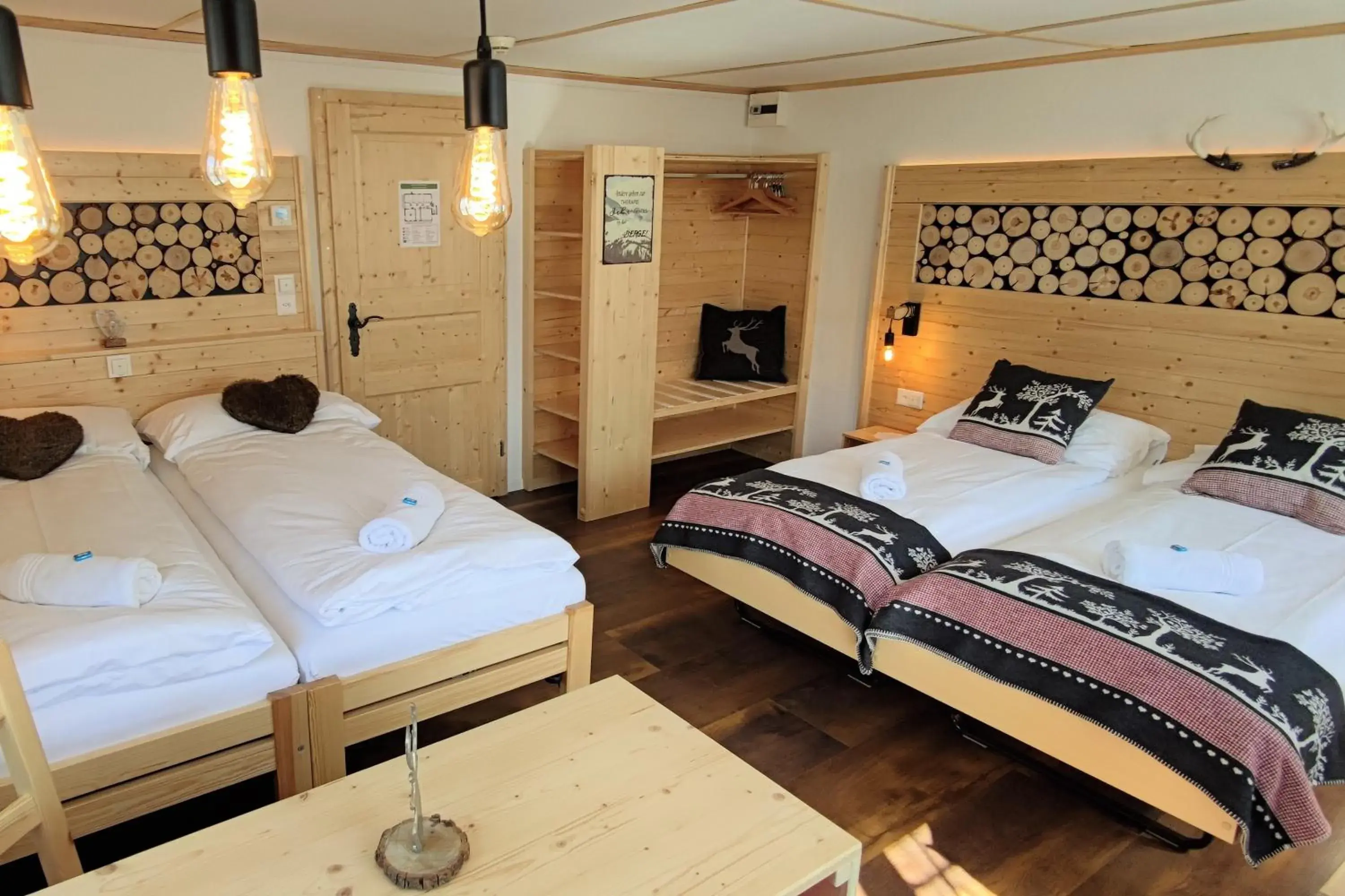 Family Room with Shared Bathroom in Gasthaus Alpina Family Room with Shared Bathroom in Gasthaus Alpina