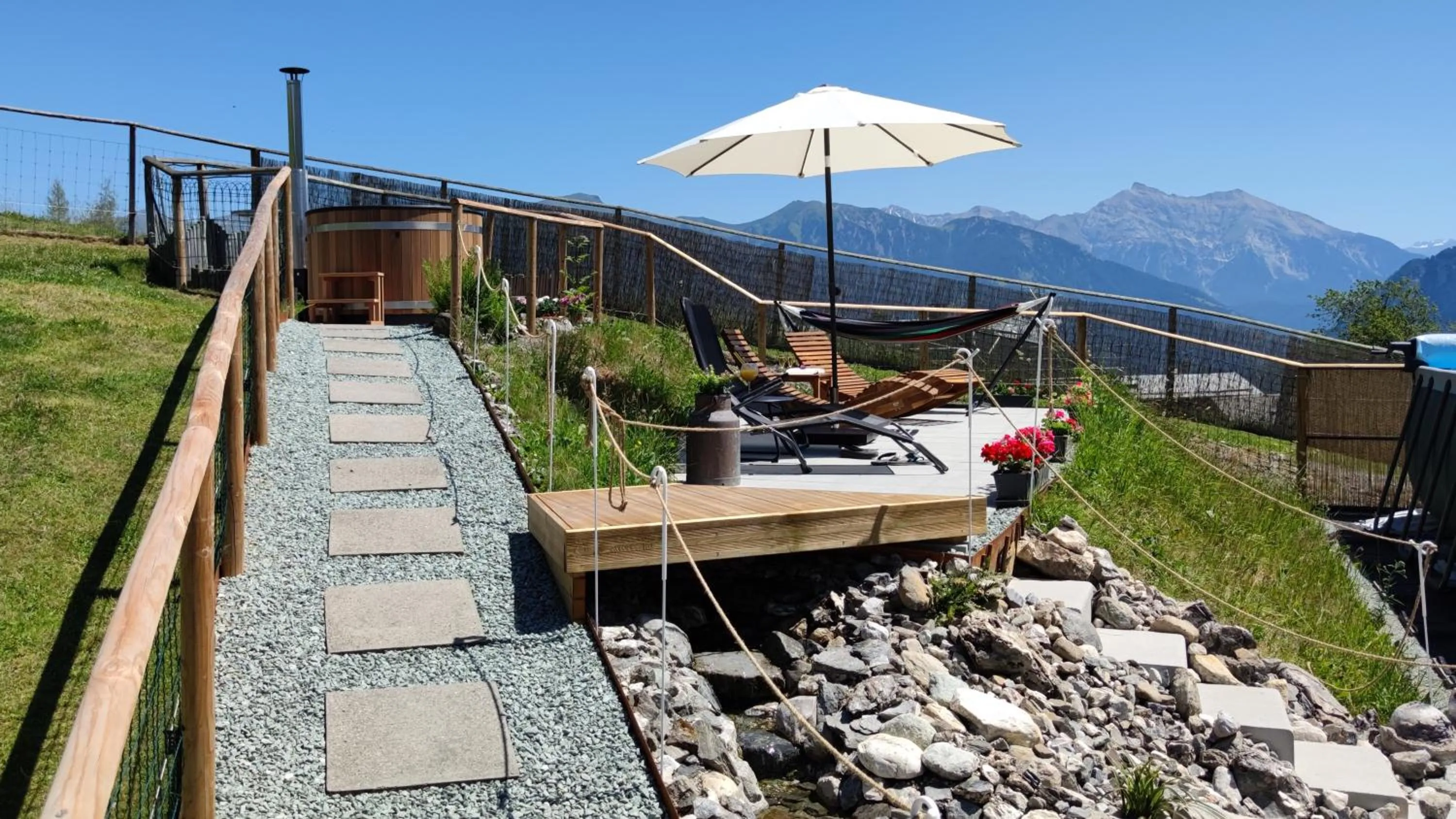 Garden in Gasthaus Alpina