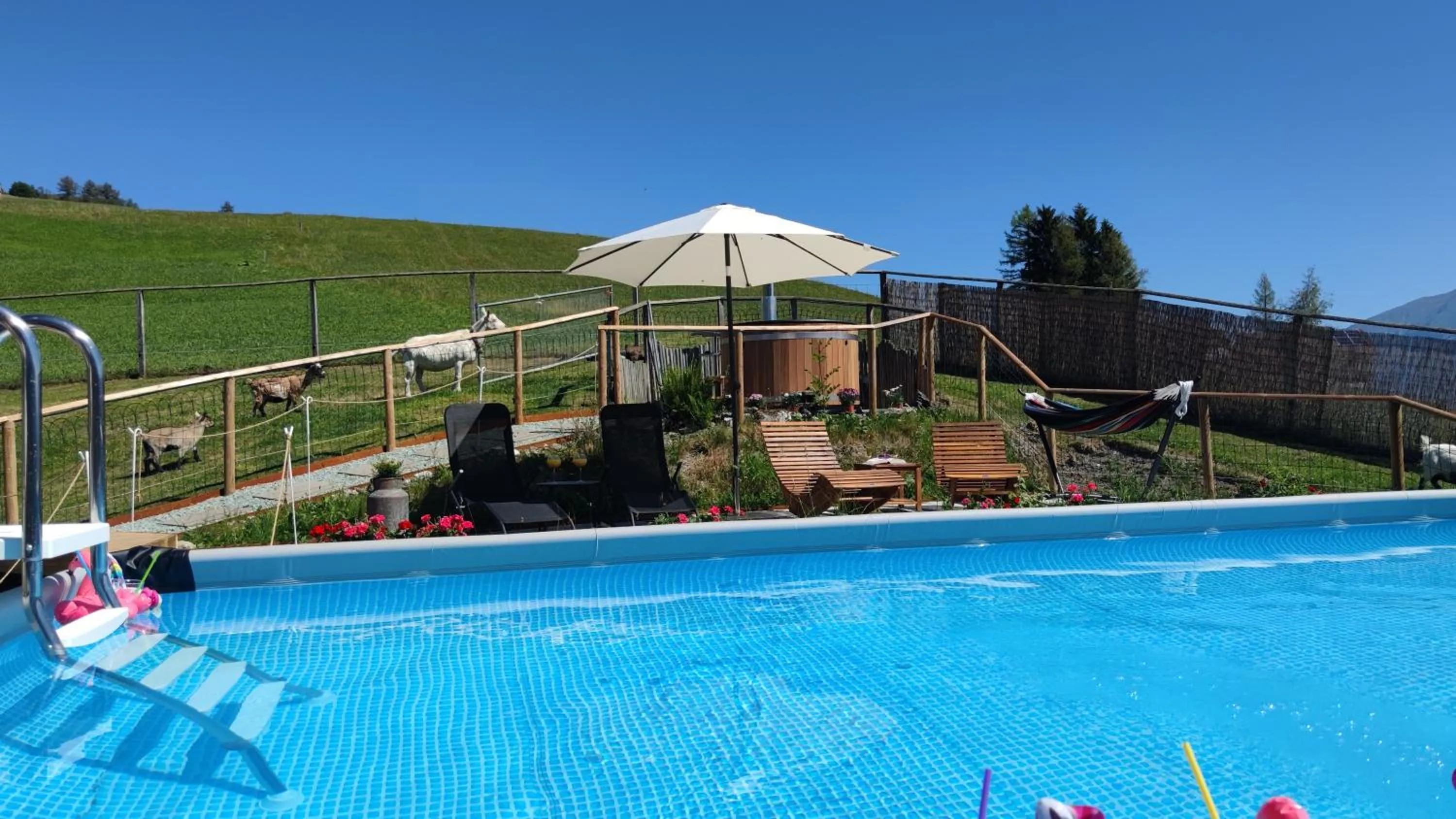 Hot Tub in Gasthaus Alpina