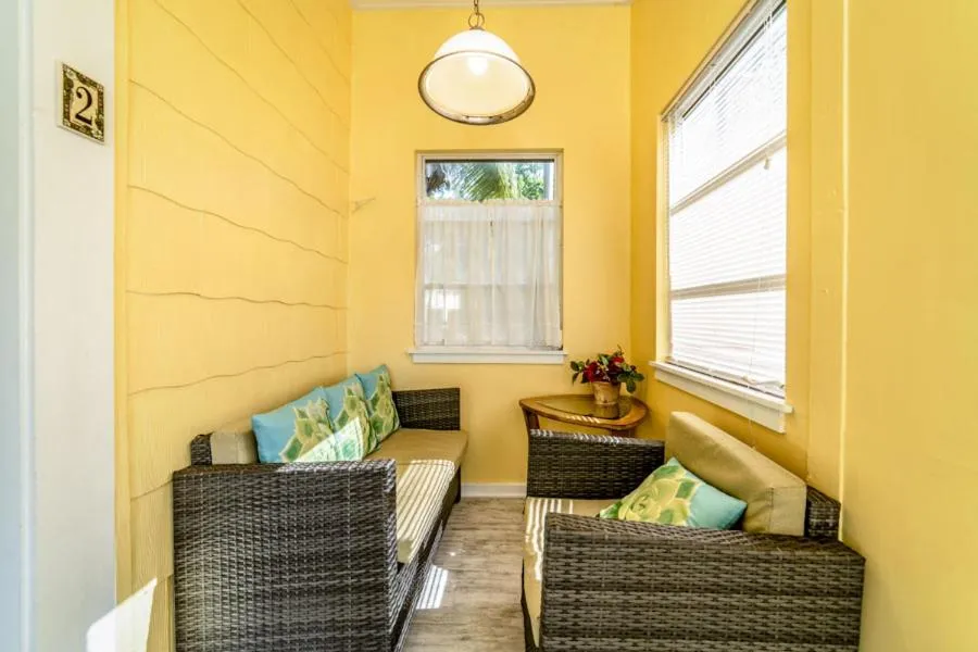 Seating area in The Palmetto Inn