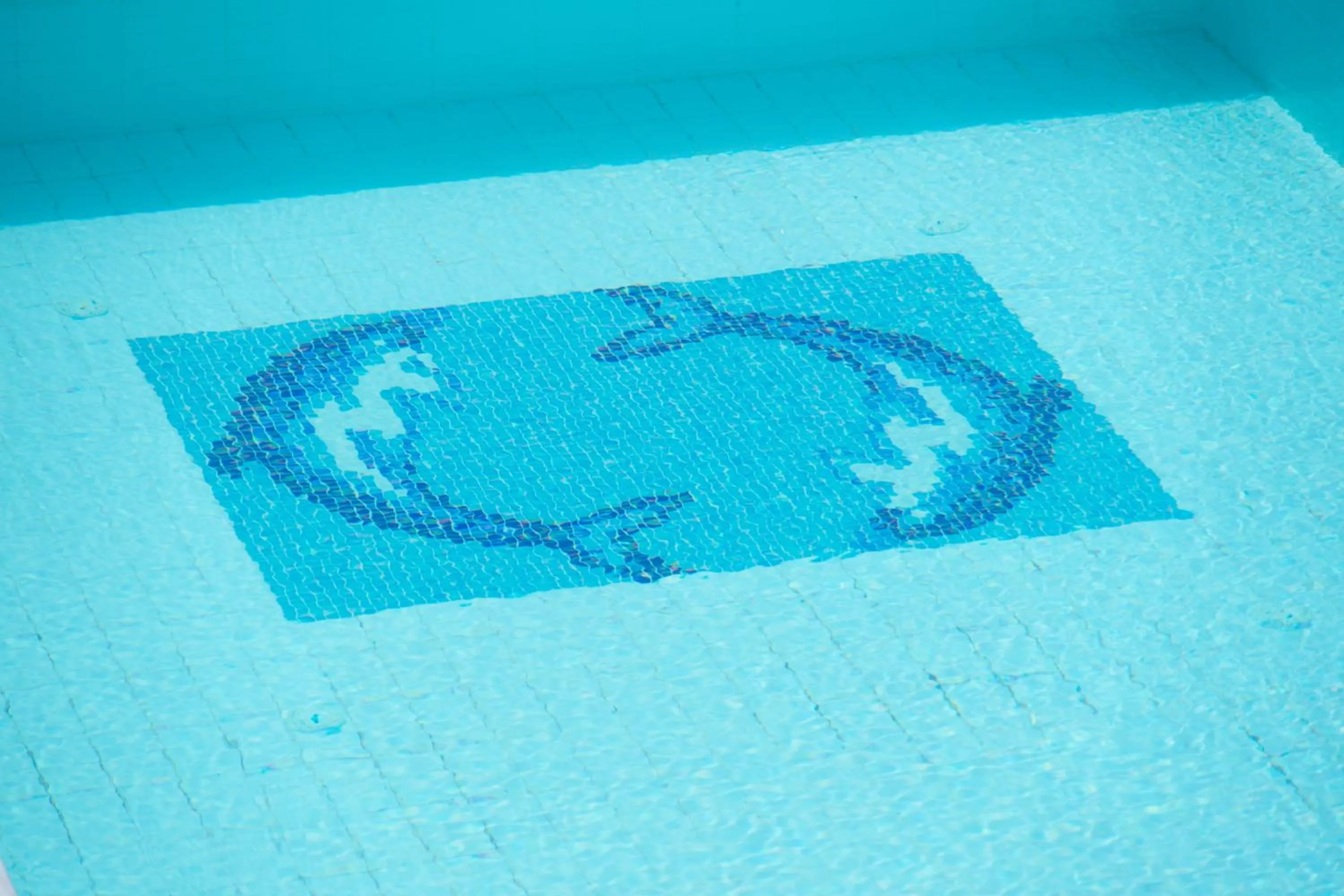 Swimming pool in Panoramic Sunset