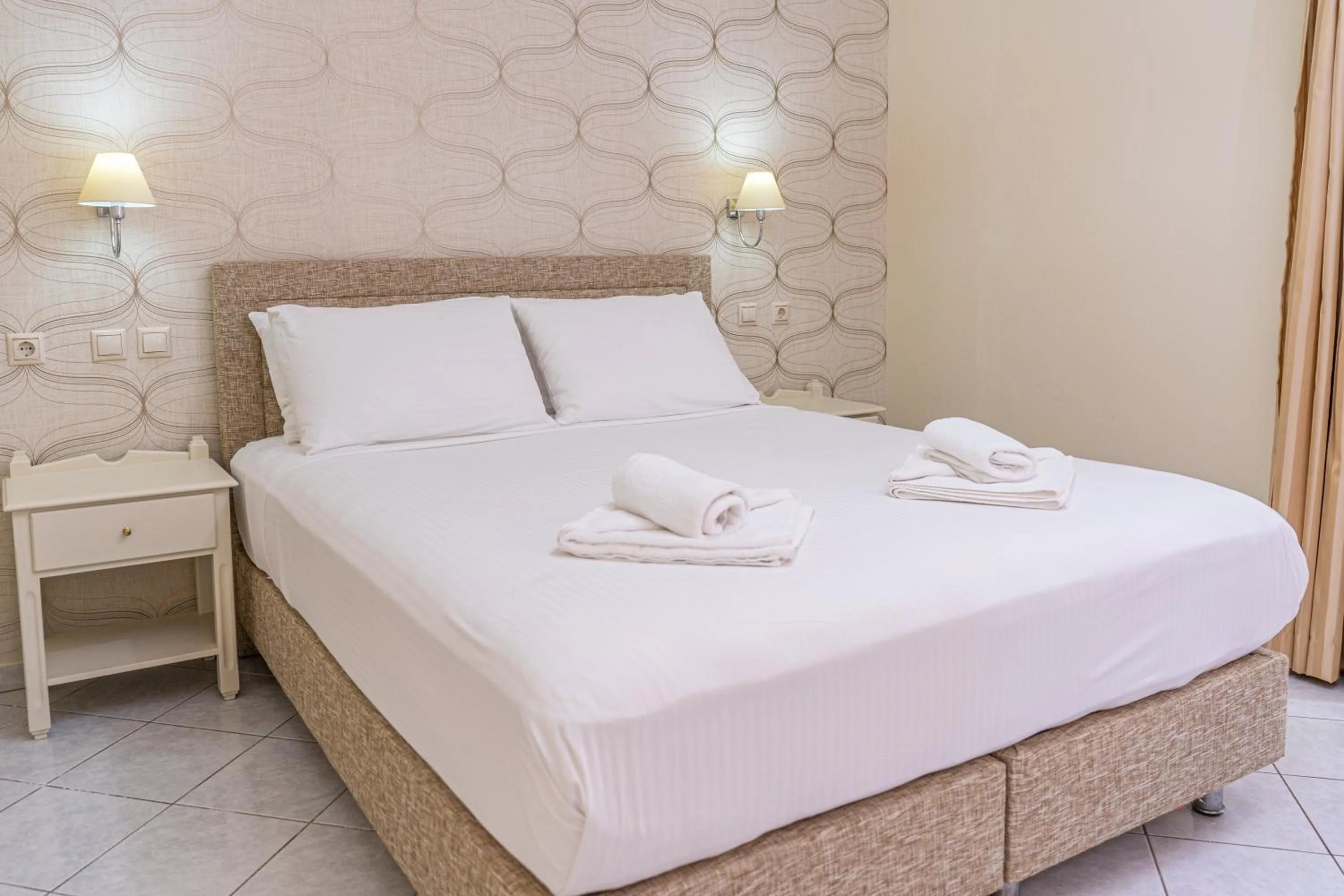 Bed in Panoramic Sunset