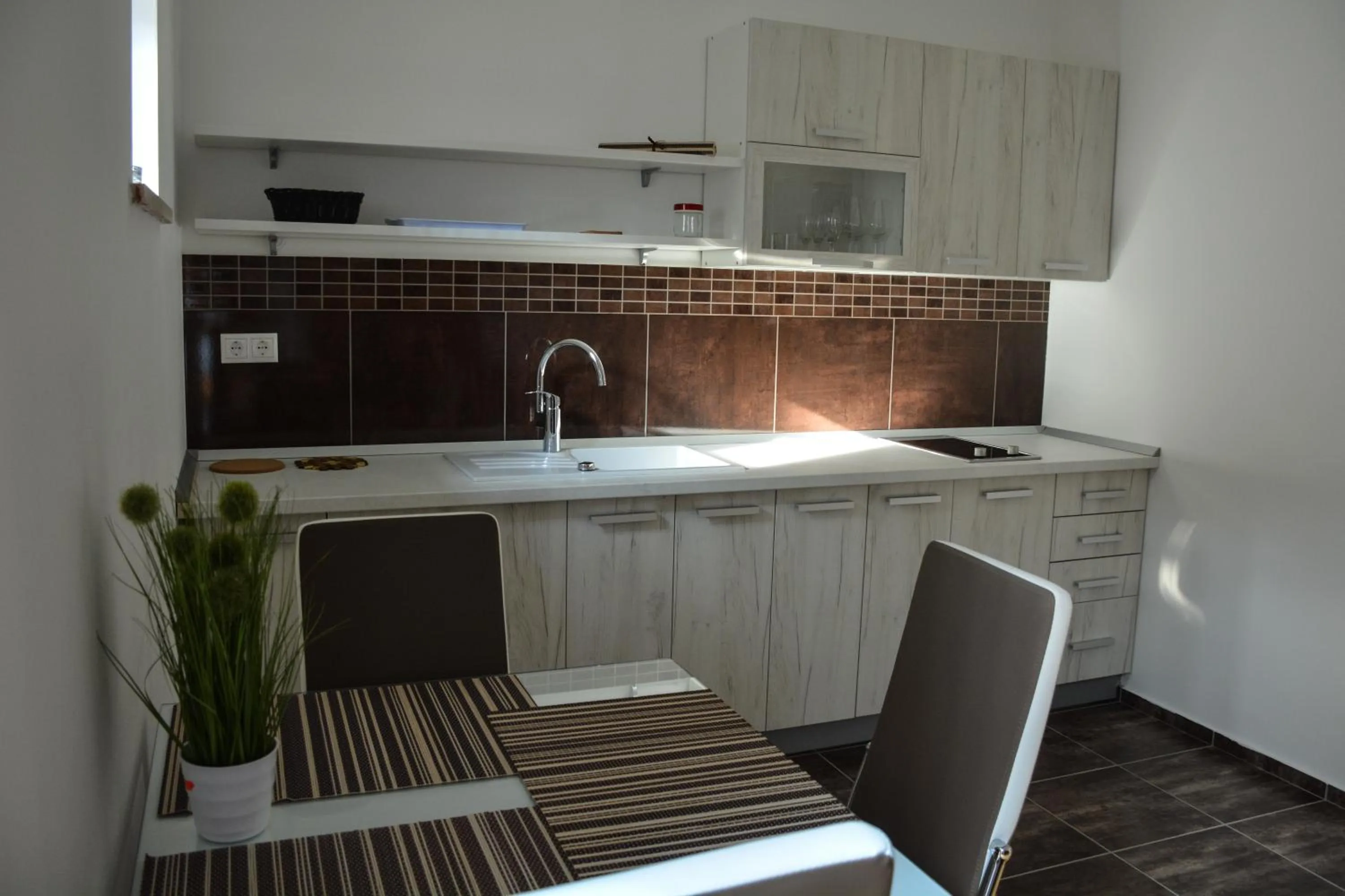 Kitchen or kitchenette in Farm Stay Zevnik