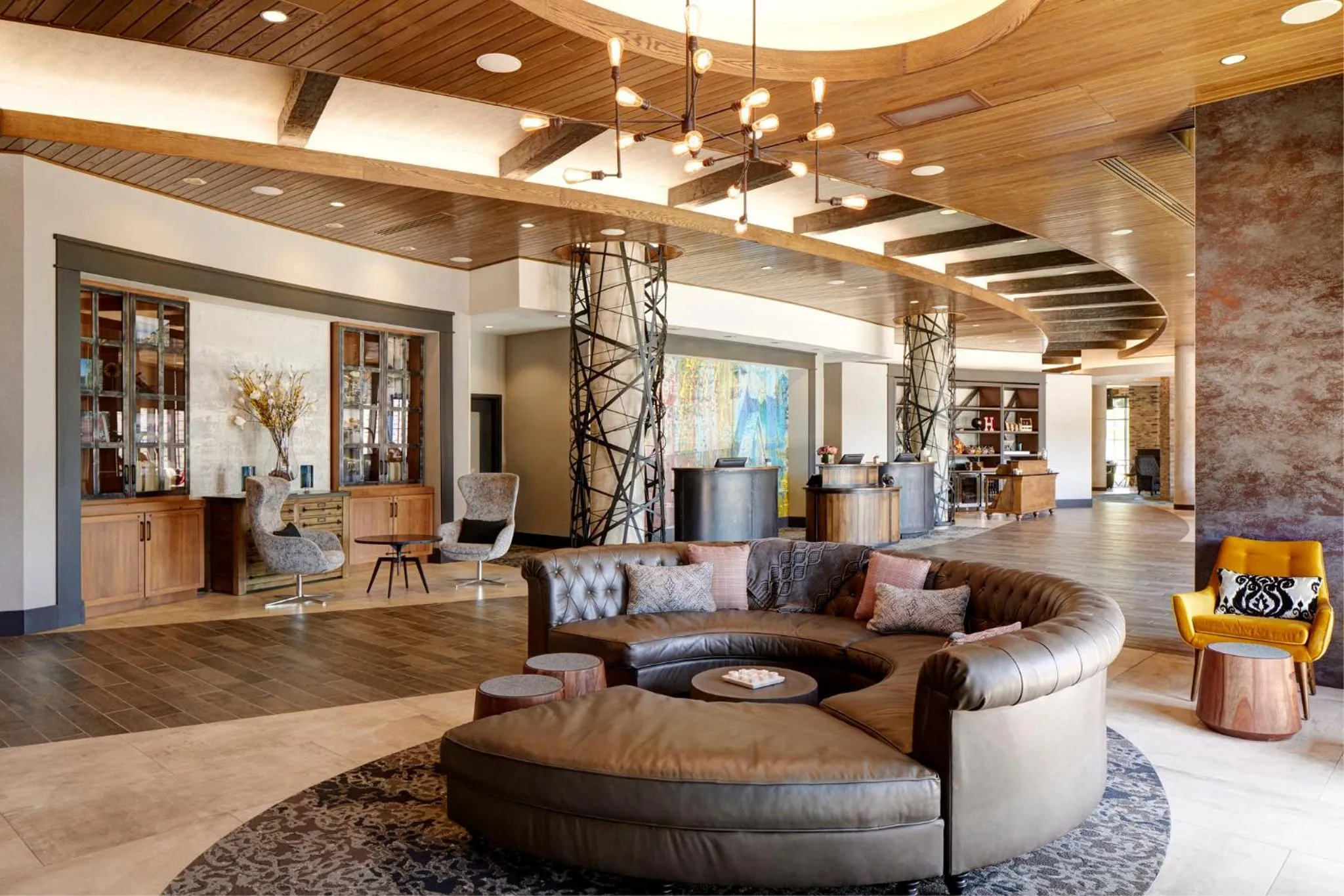 Lobby or reception in Archer Hotel Florham Park