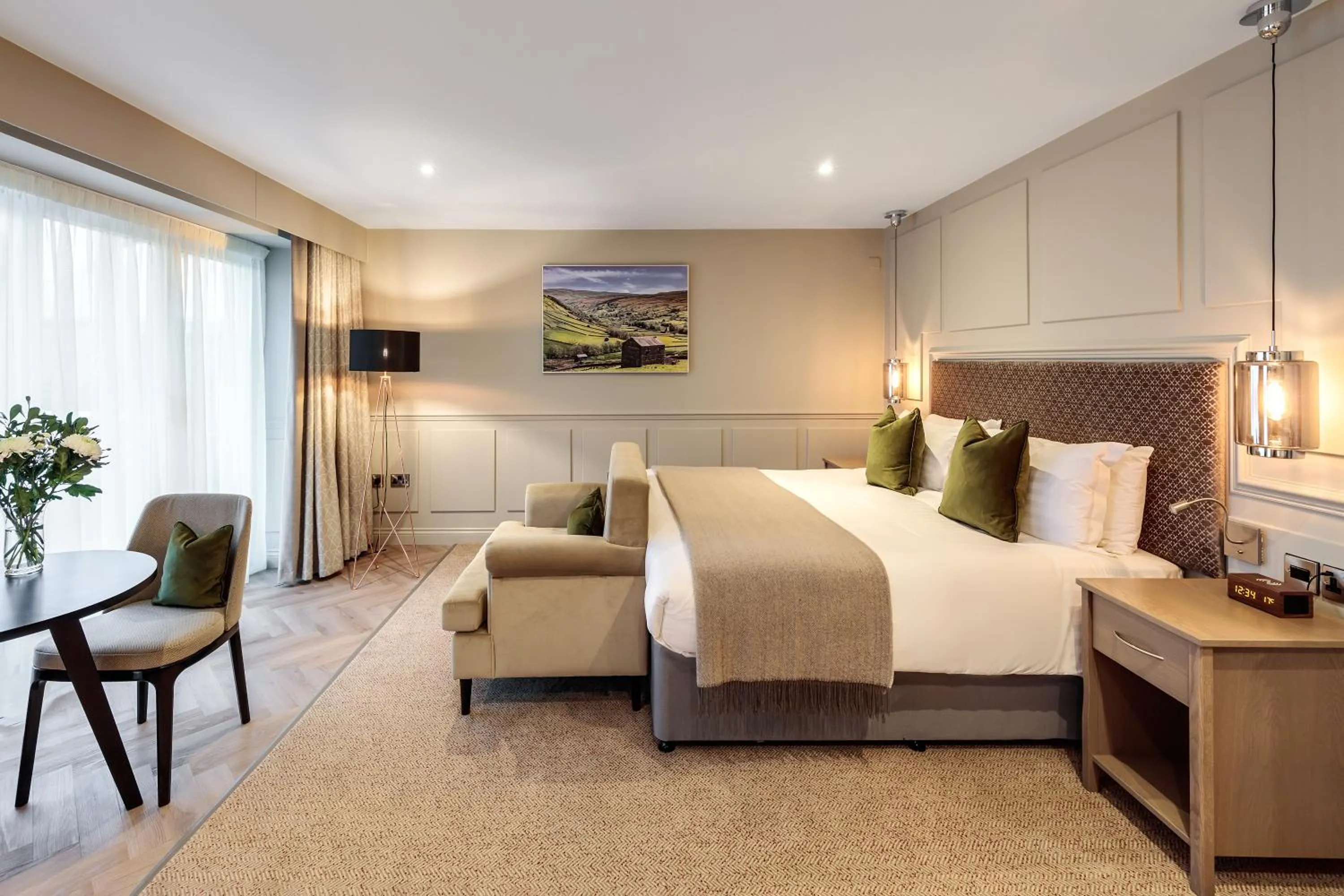 Bedroom, Bed in The Coniston Hotel Country Estate & Spa - Skipton