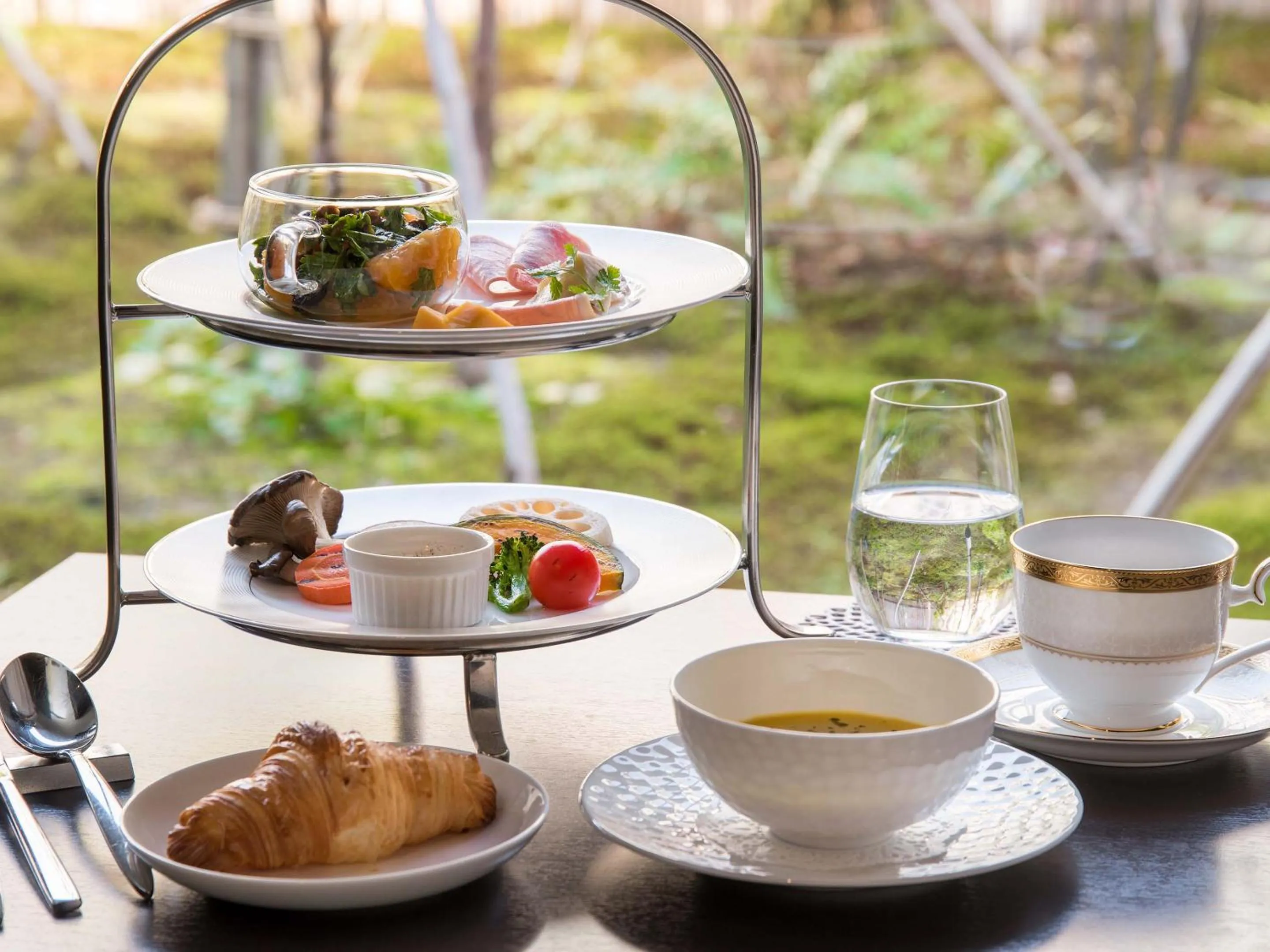 American breakfast in Maki No Oto Kanazawa