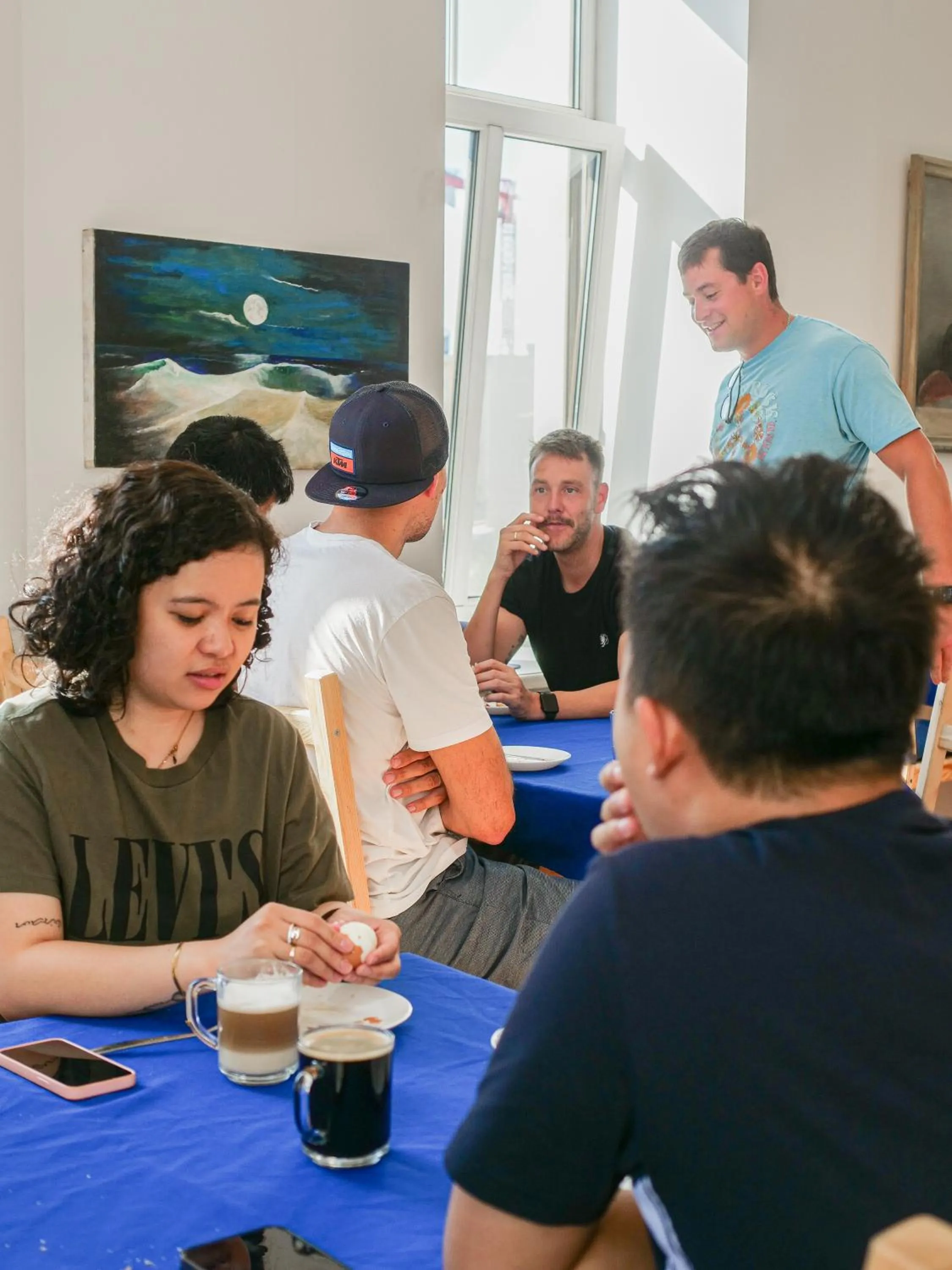 Breakfast in Cinnamon Sally Backpackers Hostel