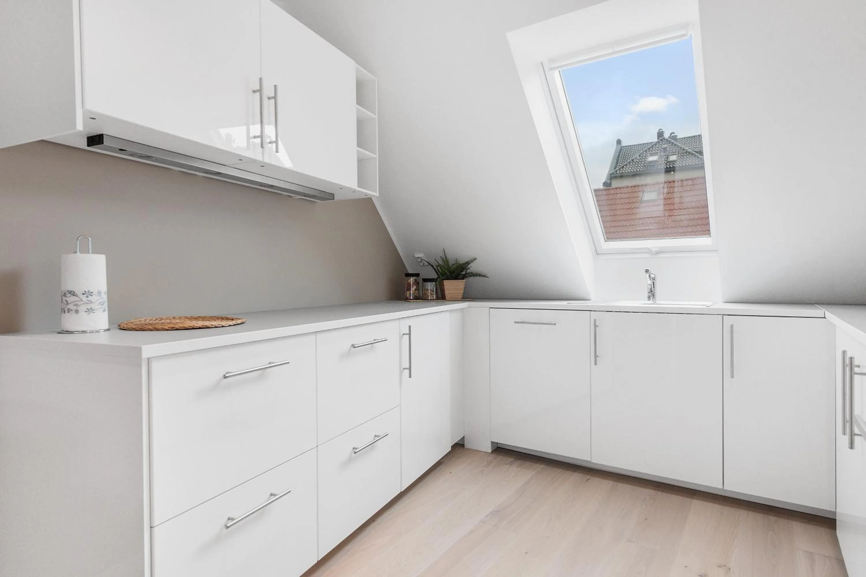 Kitchen or kitchenette in Fosswinckel Apartments