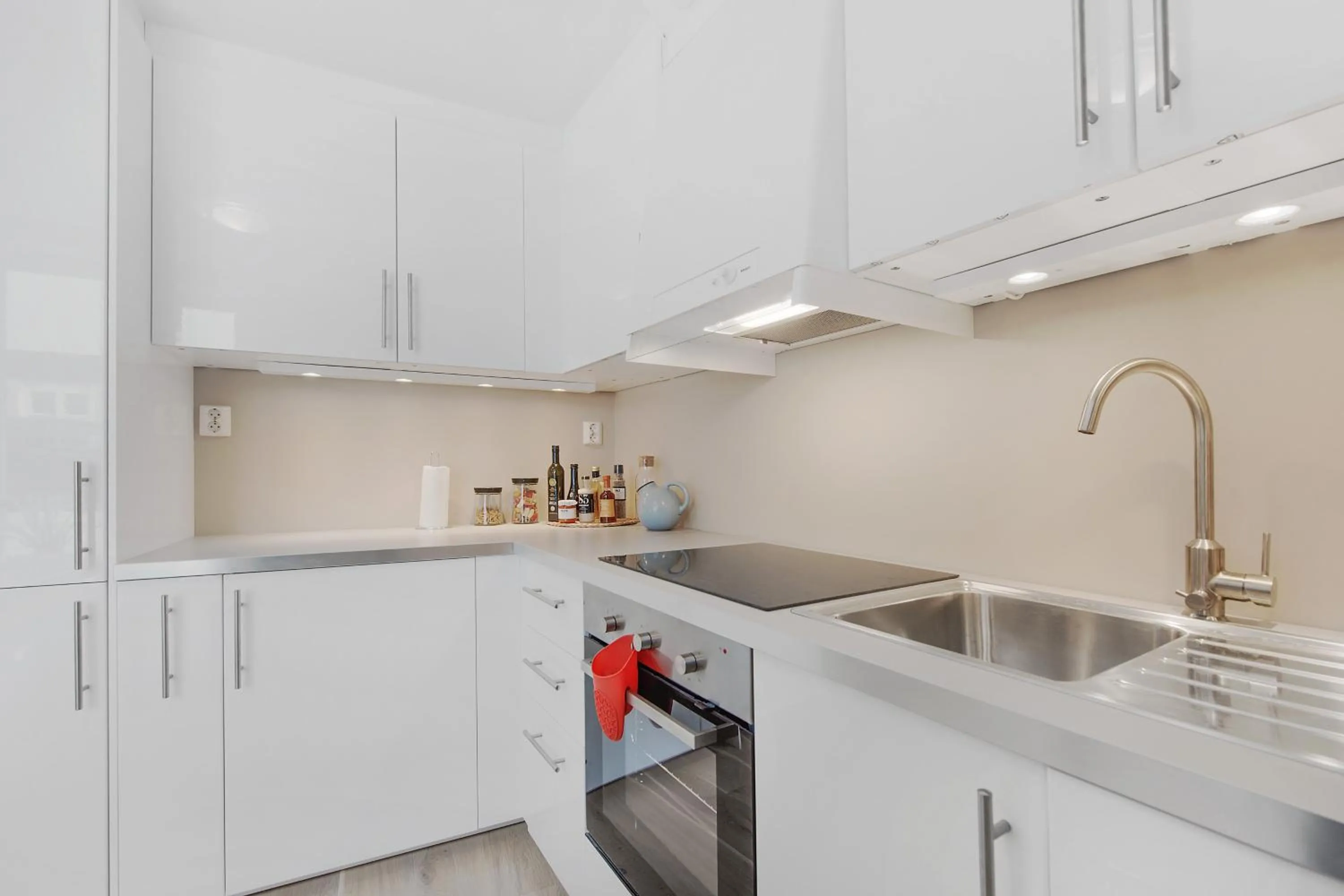Kitchen or kitchenette in Fosswinckel Apartments
