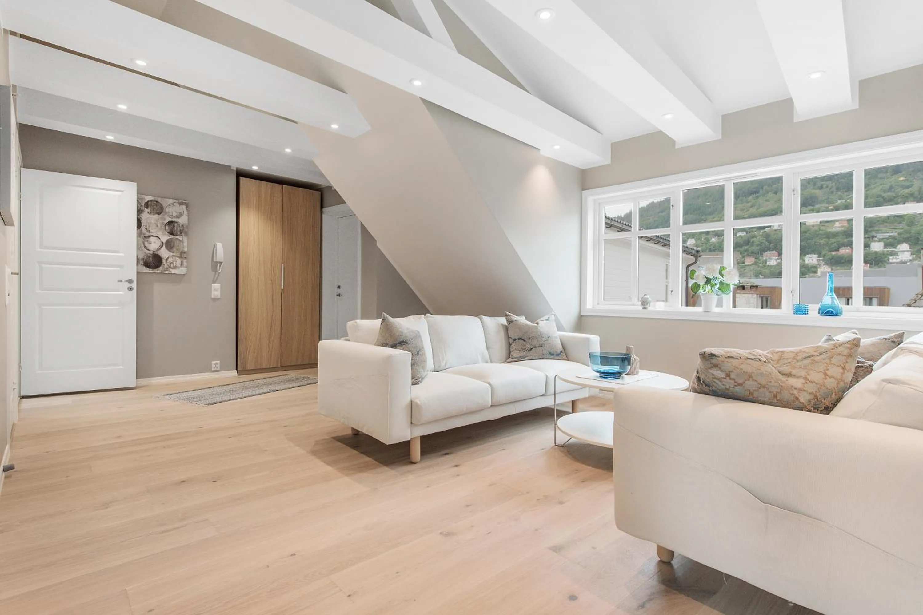 Living room in Fosswinckel Apartments