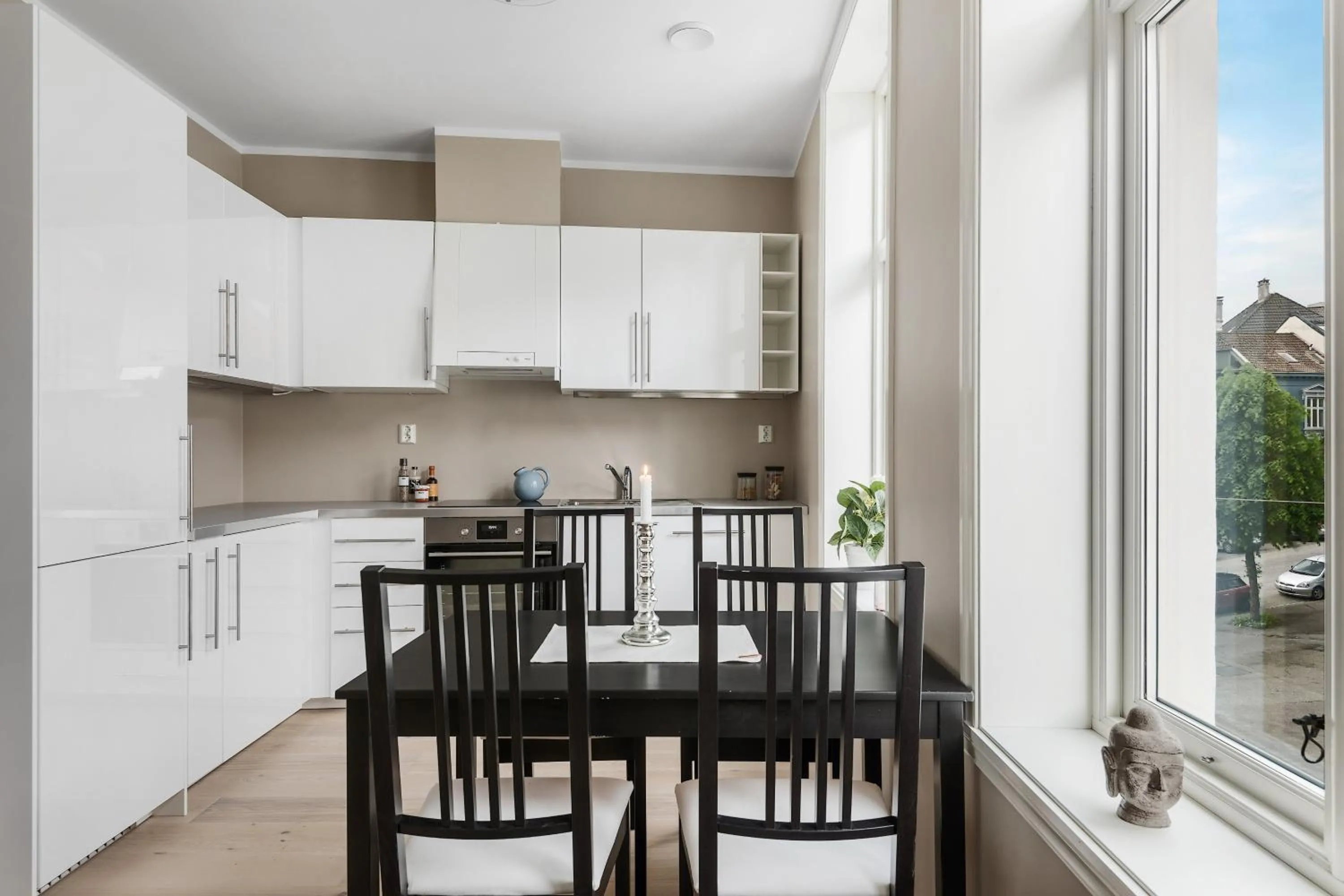 Kitchen or kitchenette in Fosswinckel Apartments