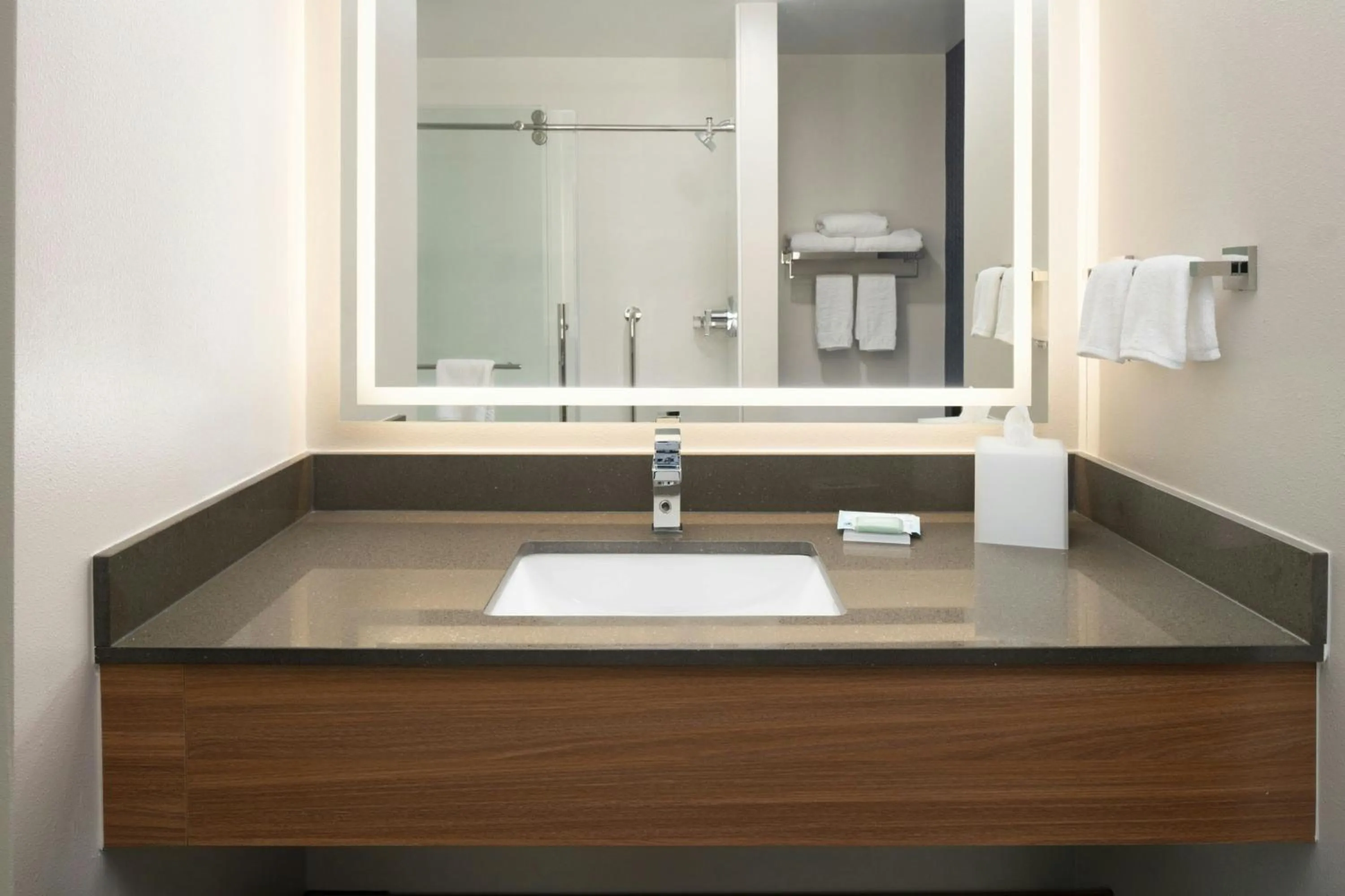 Bathroom in Fairfield Inn & Suites by Marriott Newark Liberty International Airport
