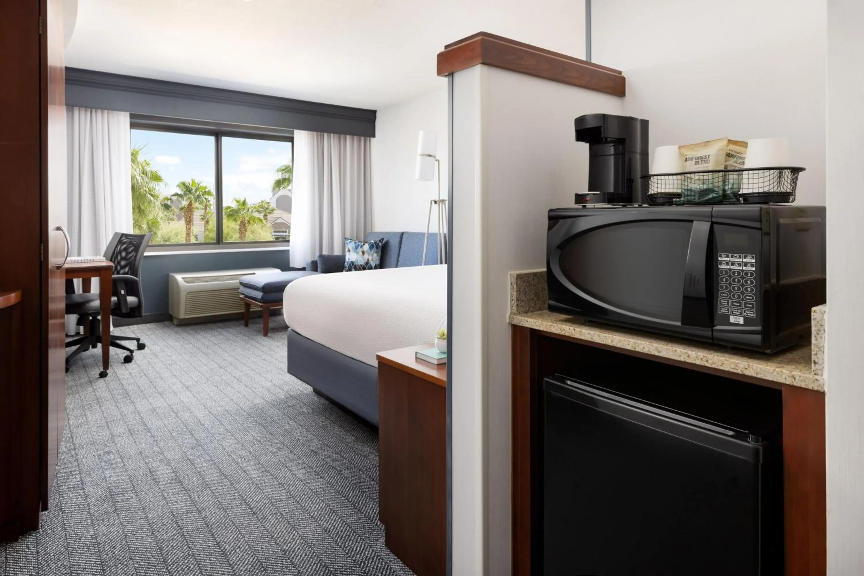 Photo of the whole room, Bed in Courtyard By Marriott Las Vegas Stadium Area